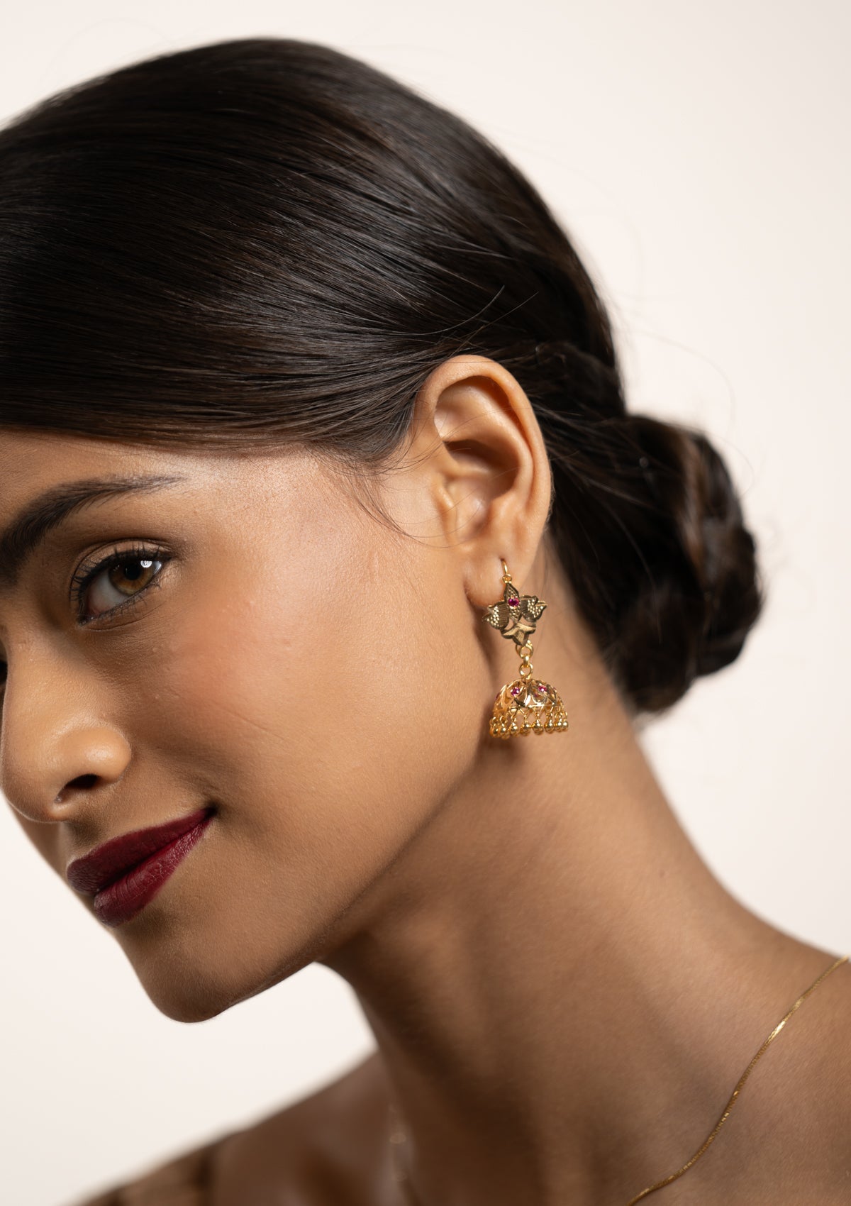 Yashomati Gold Earrings