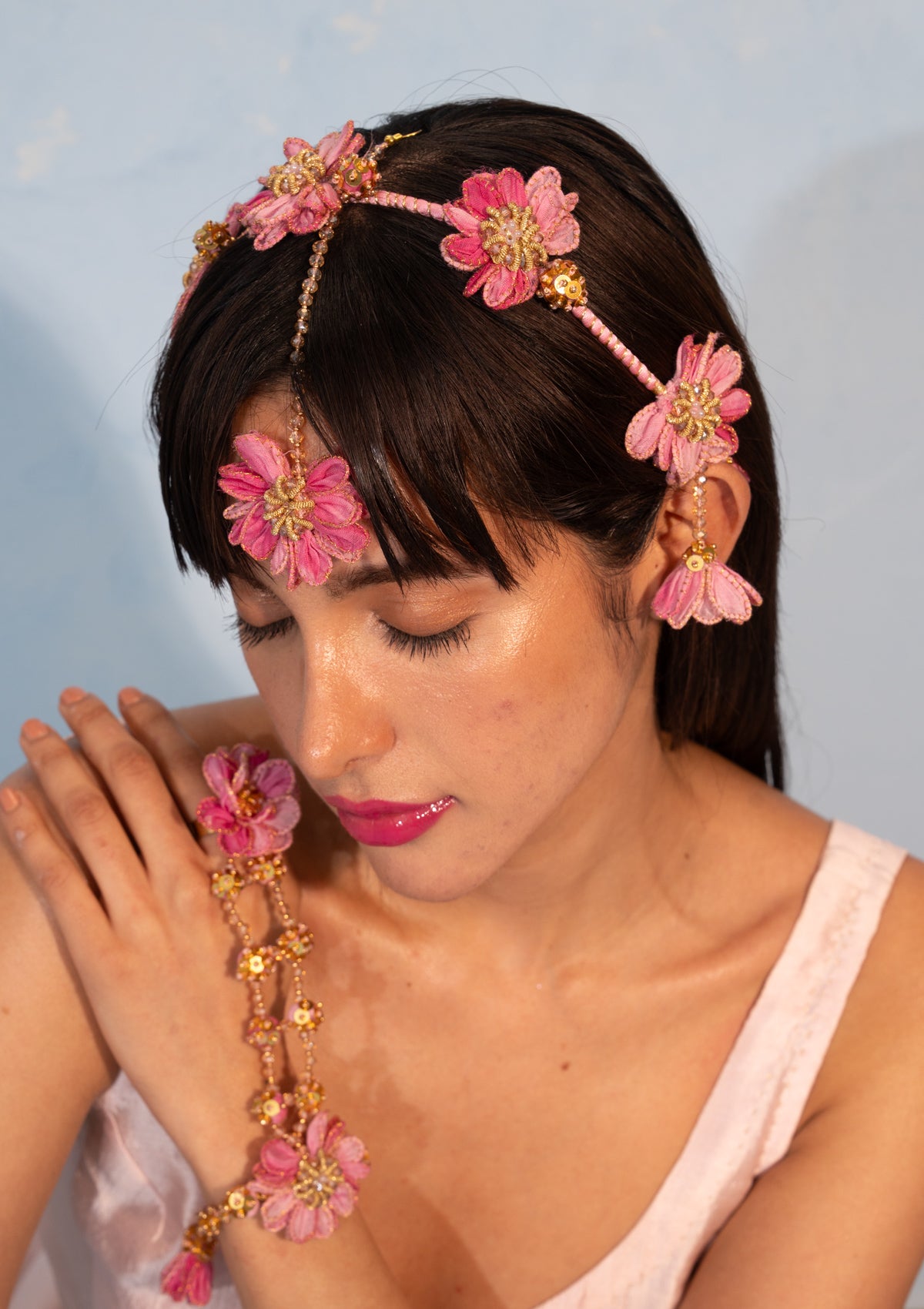 Bloom Blush Mathapatti