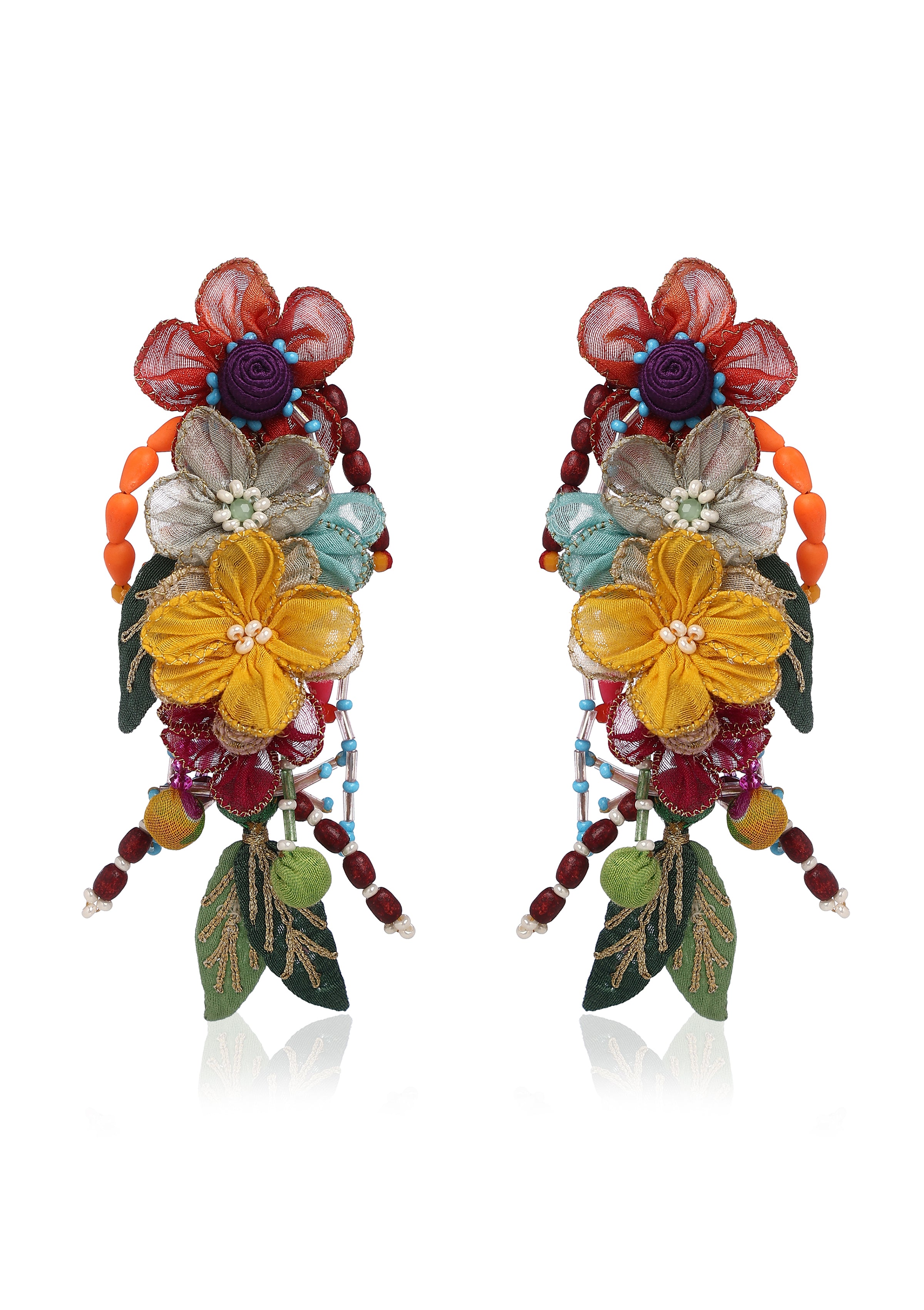 Bodil Floral Bead Earrings