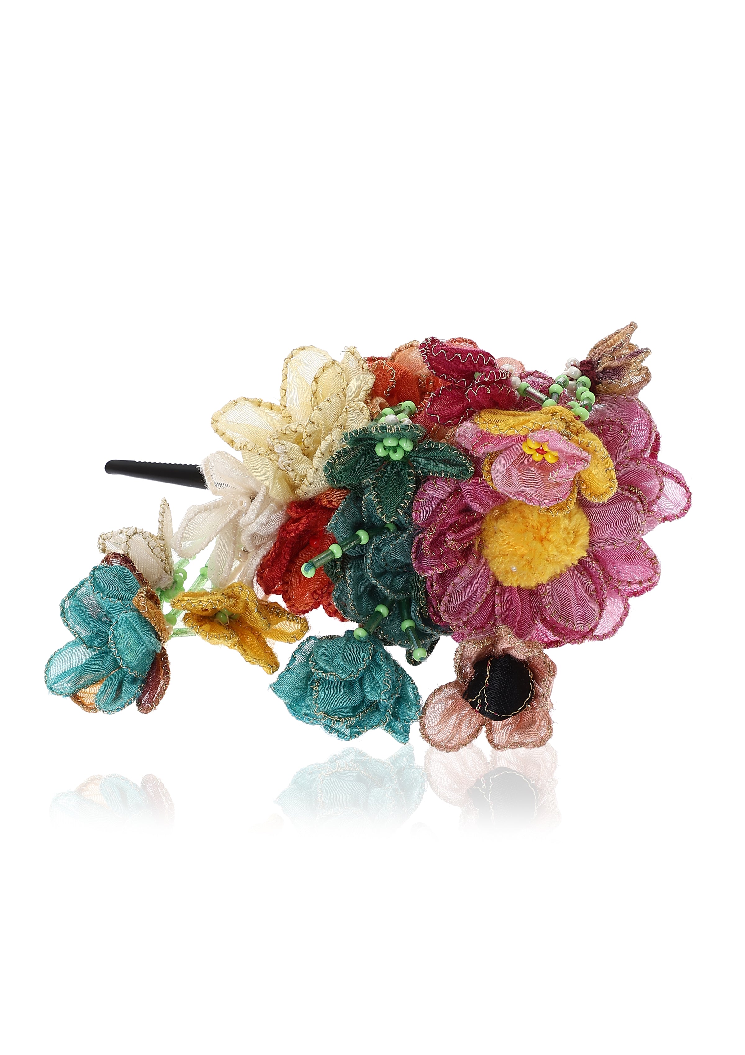 Jaggery Floral Claw Clip
