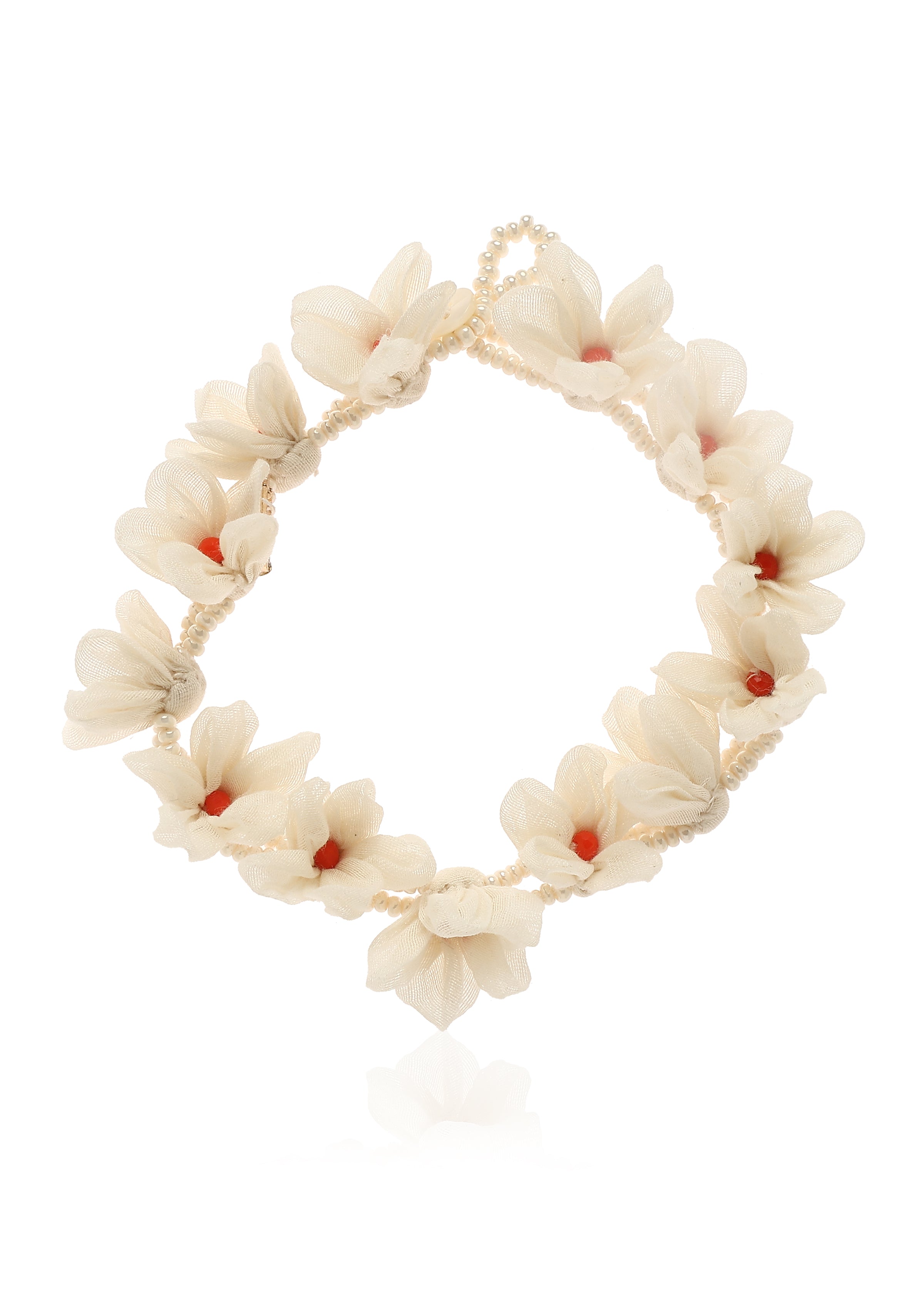 Malar Floral Anklets - Set of 2