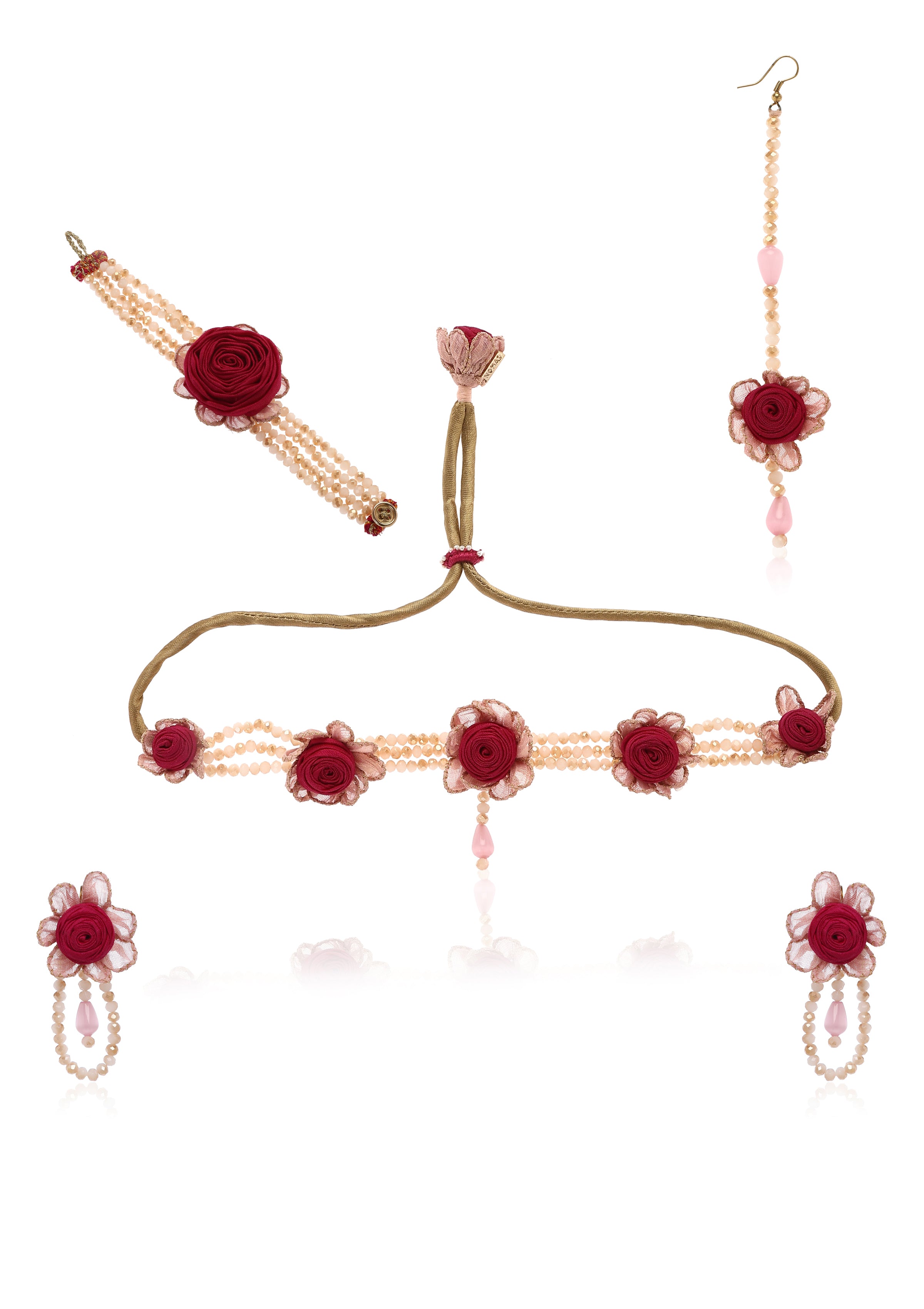 Miya Rose Bead Jewellery Set
