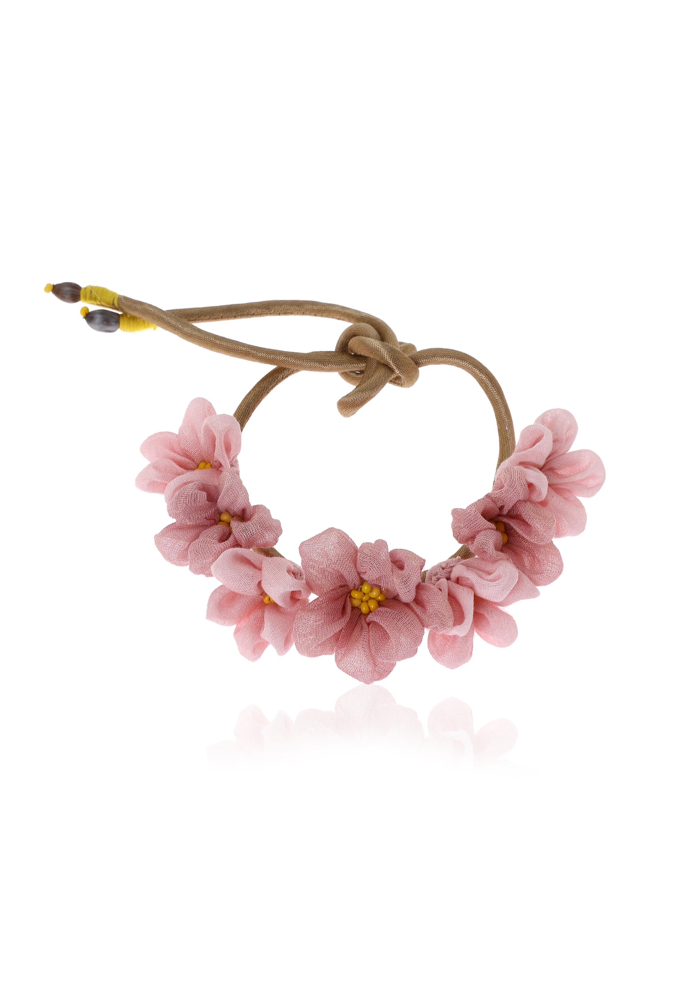 Rosie Pink Floral Gajra
