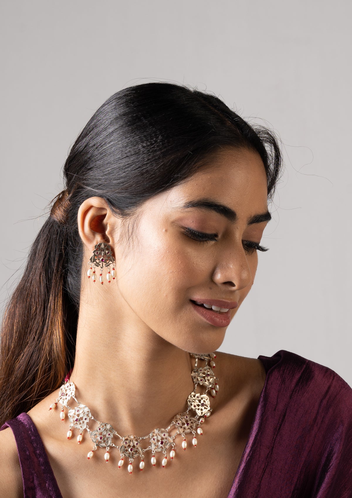 Tulwa Handmade Silver Necklace