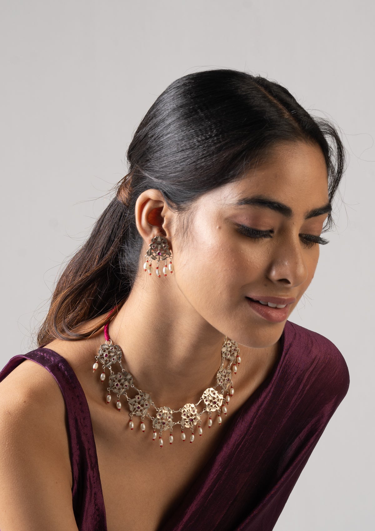 Tulwa Handmade Silver Necklace