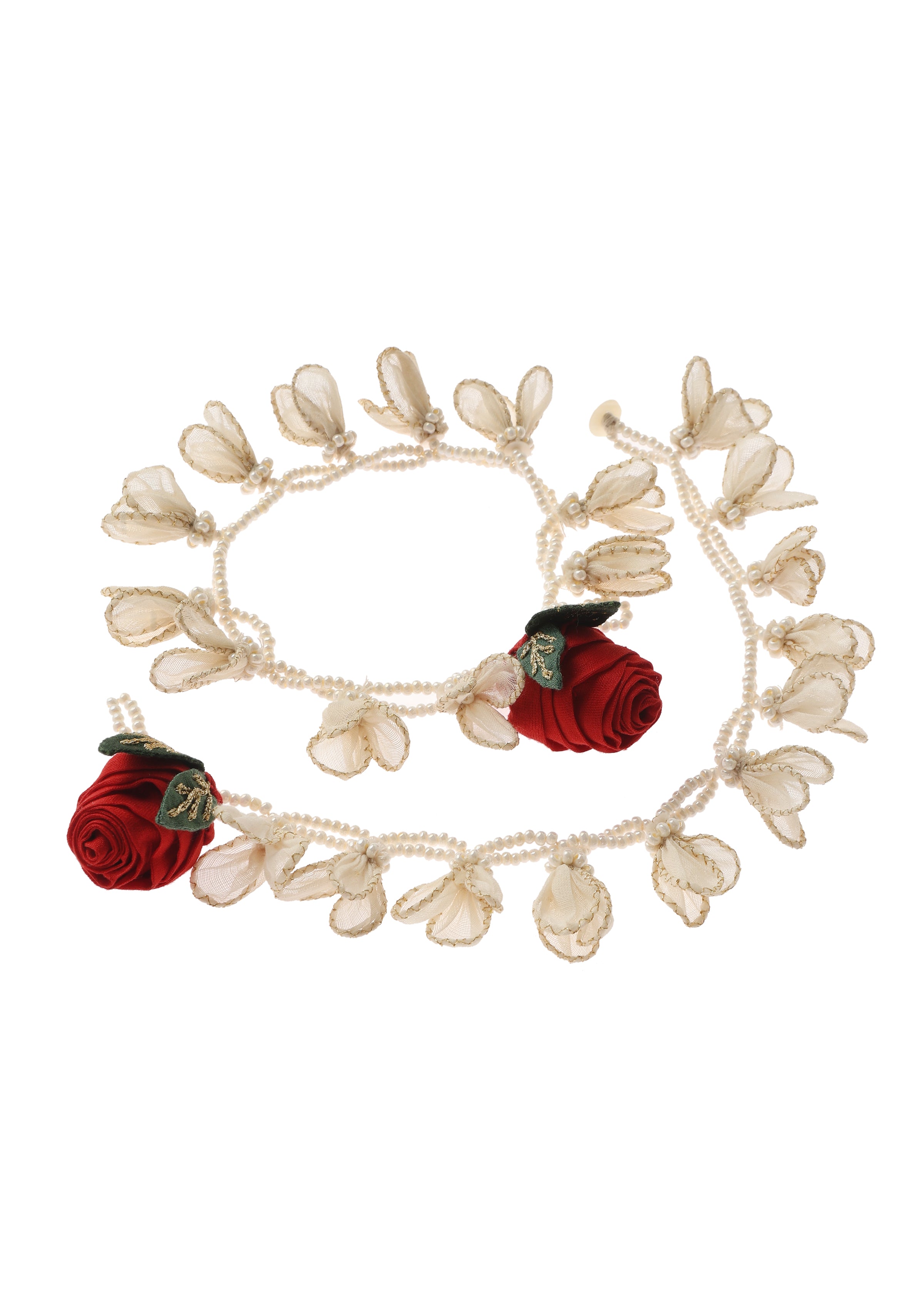 Sanni Floral Anklets - Set of 2