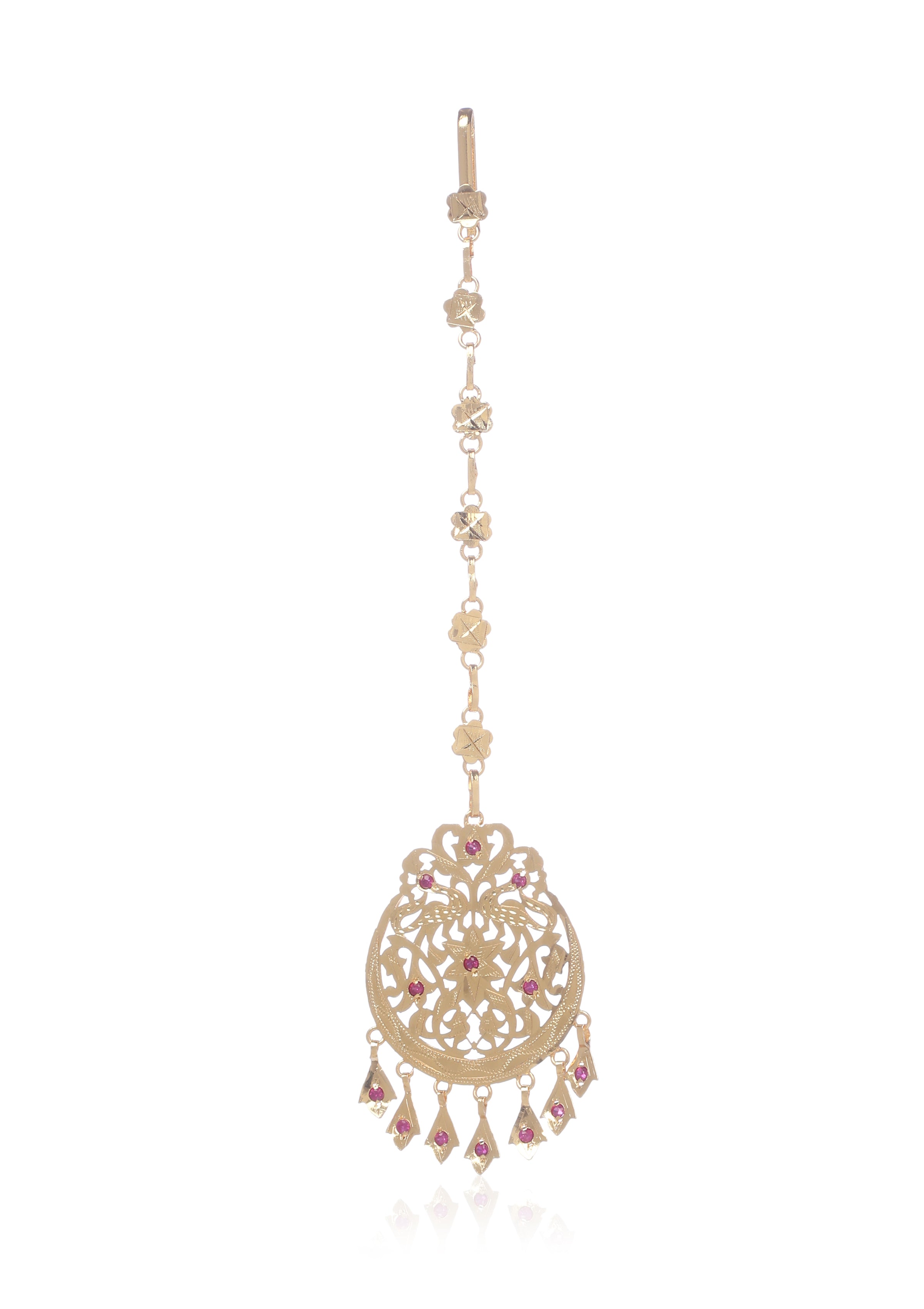 Sitaara Gold Tone Silver Mangtikka
