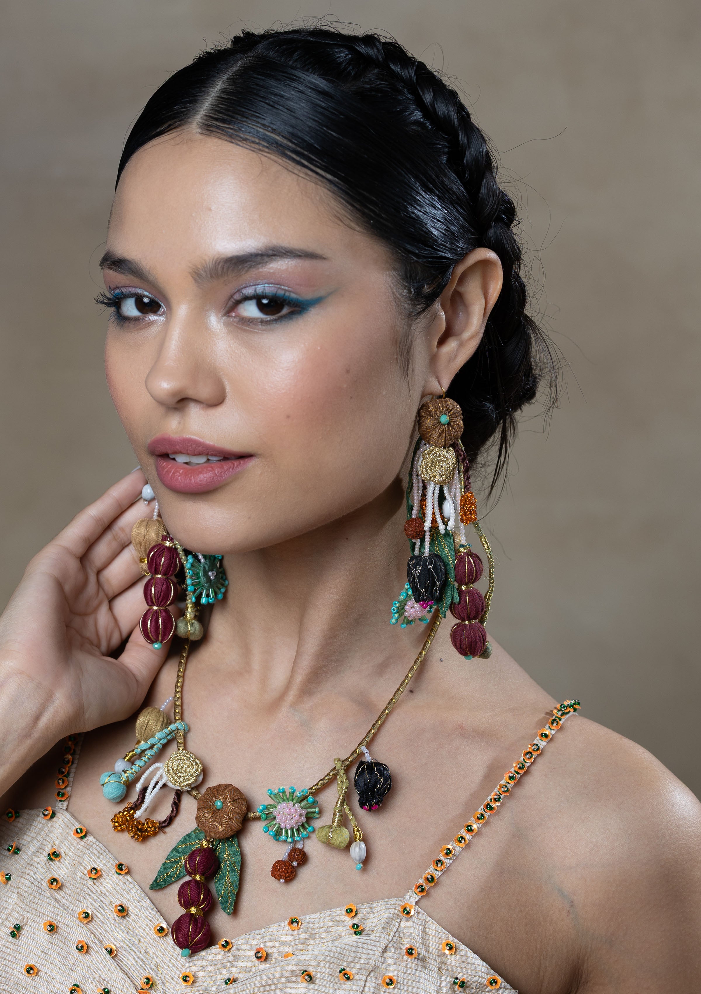 Barfi Jewellery Set