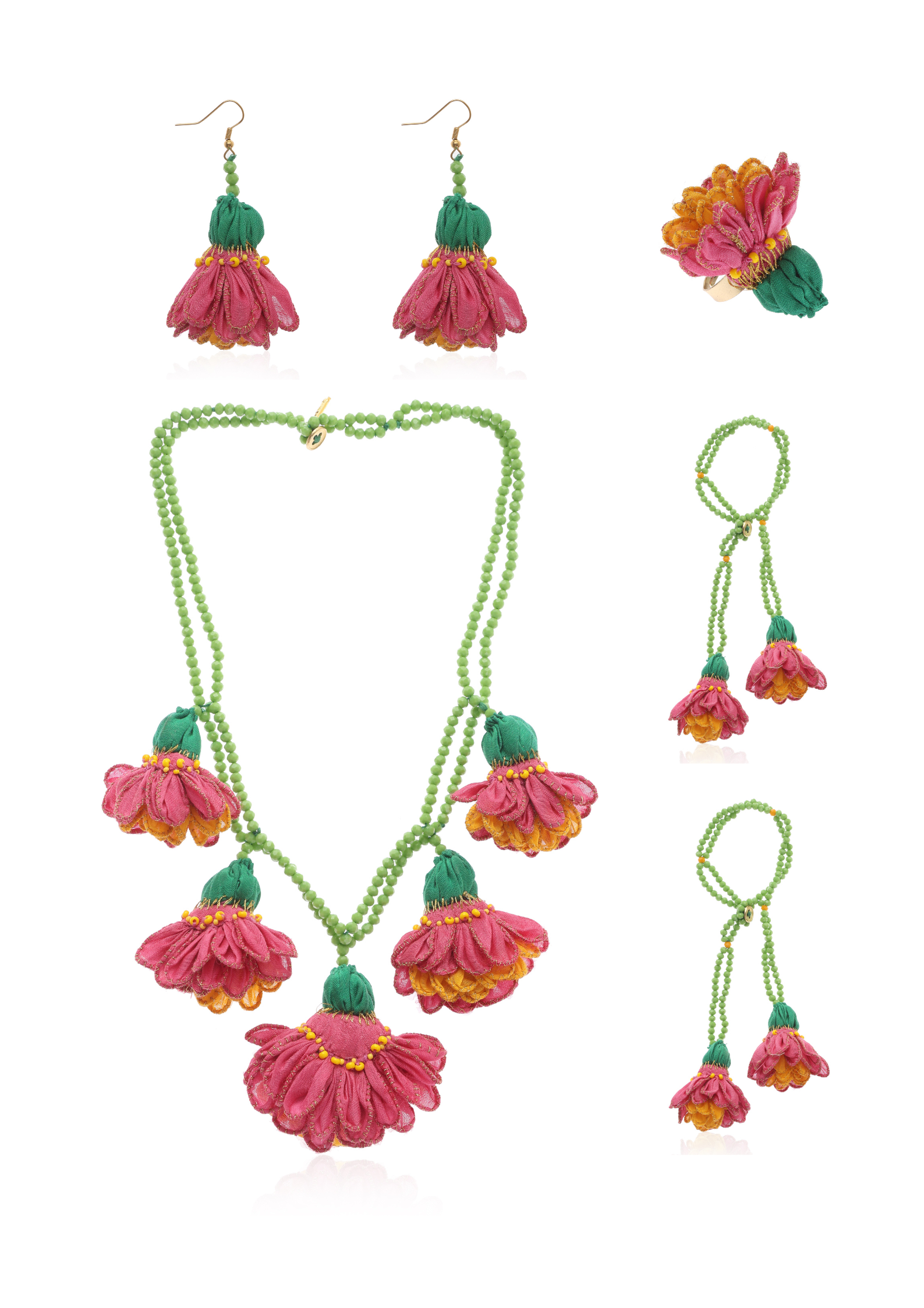 Bell Flower Jewellery Set