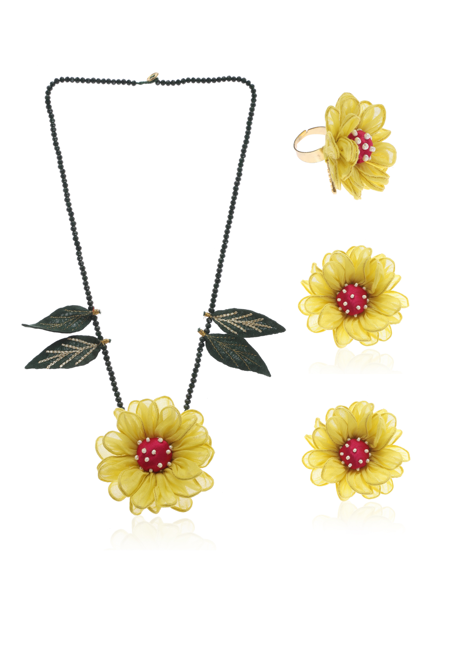 Helios Floral Jewellery Set