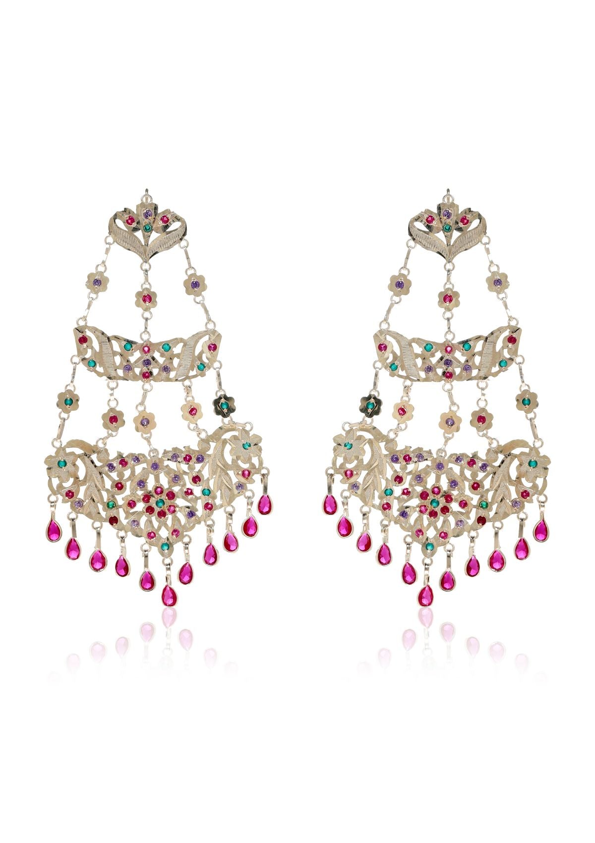 Mehboob Silver Earrings