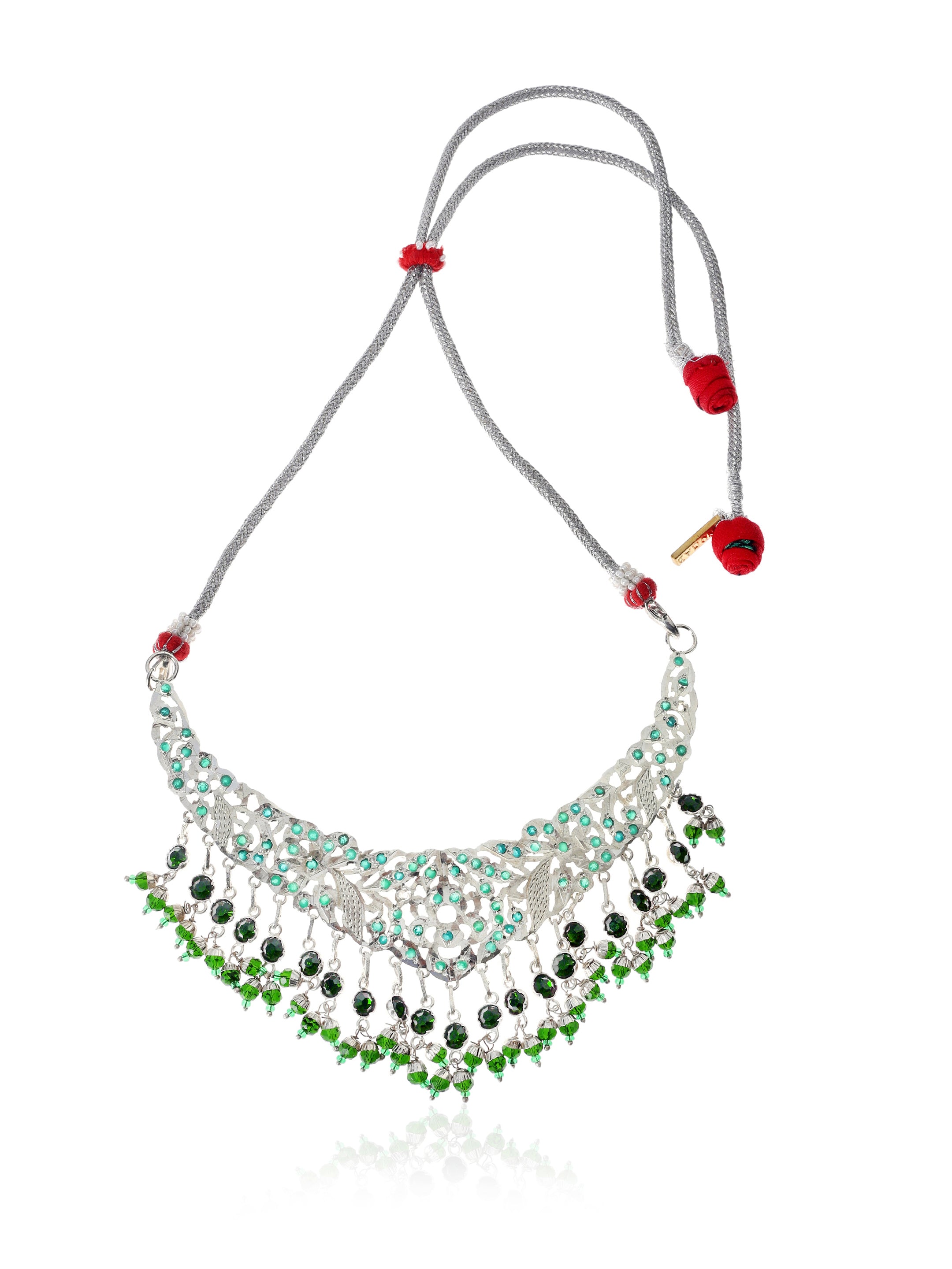 Yashomati Handmade Silver Necklace