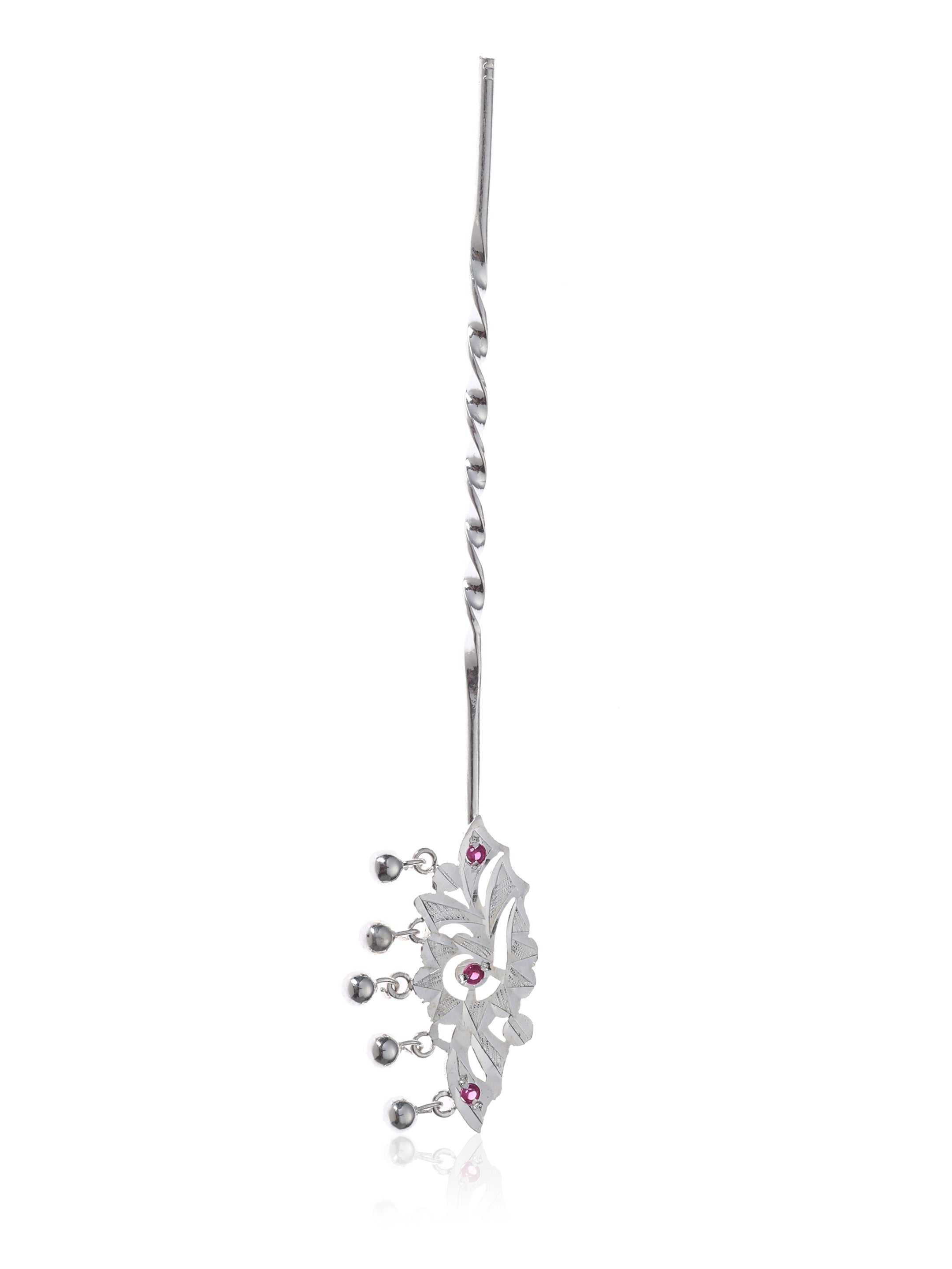 Ena Handmade Silver Hairpin