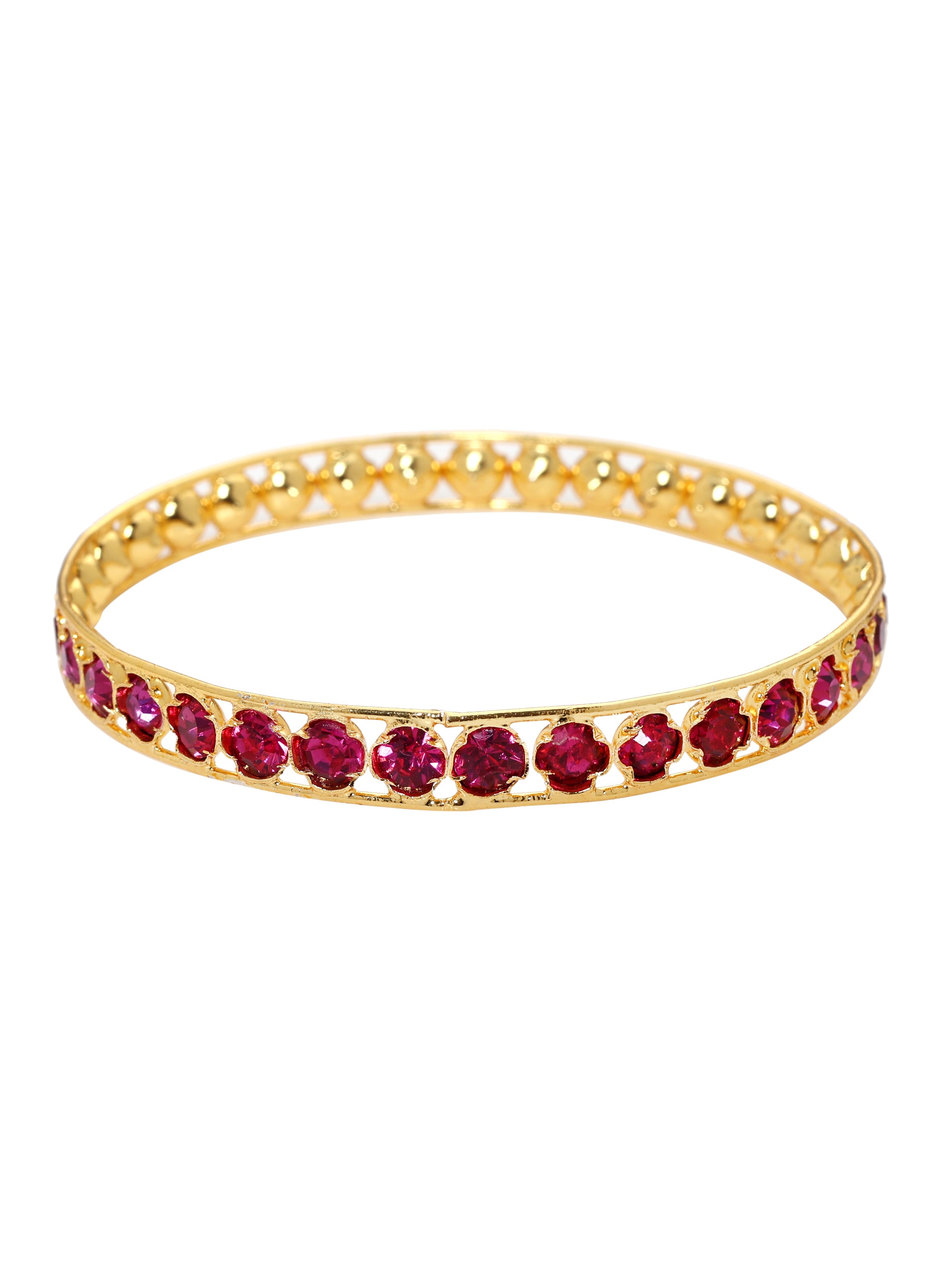 Ekta Gold Tone Silver Bangle