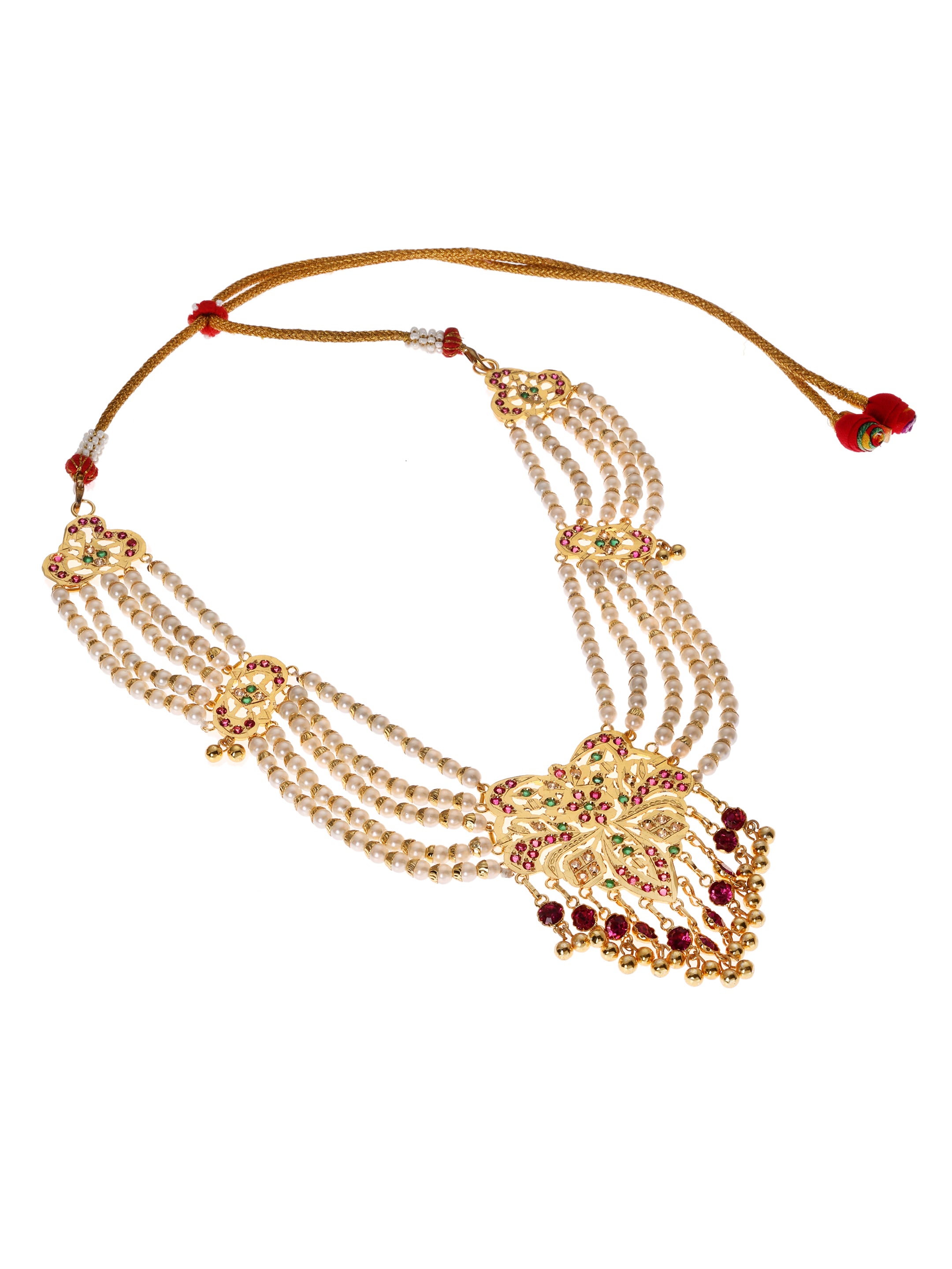 Junaina Gold Tone Silver Necklace