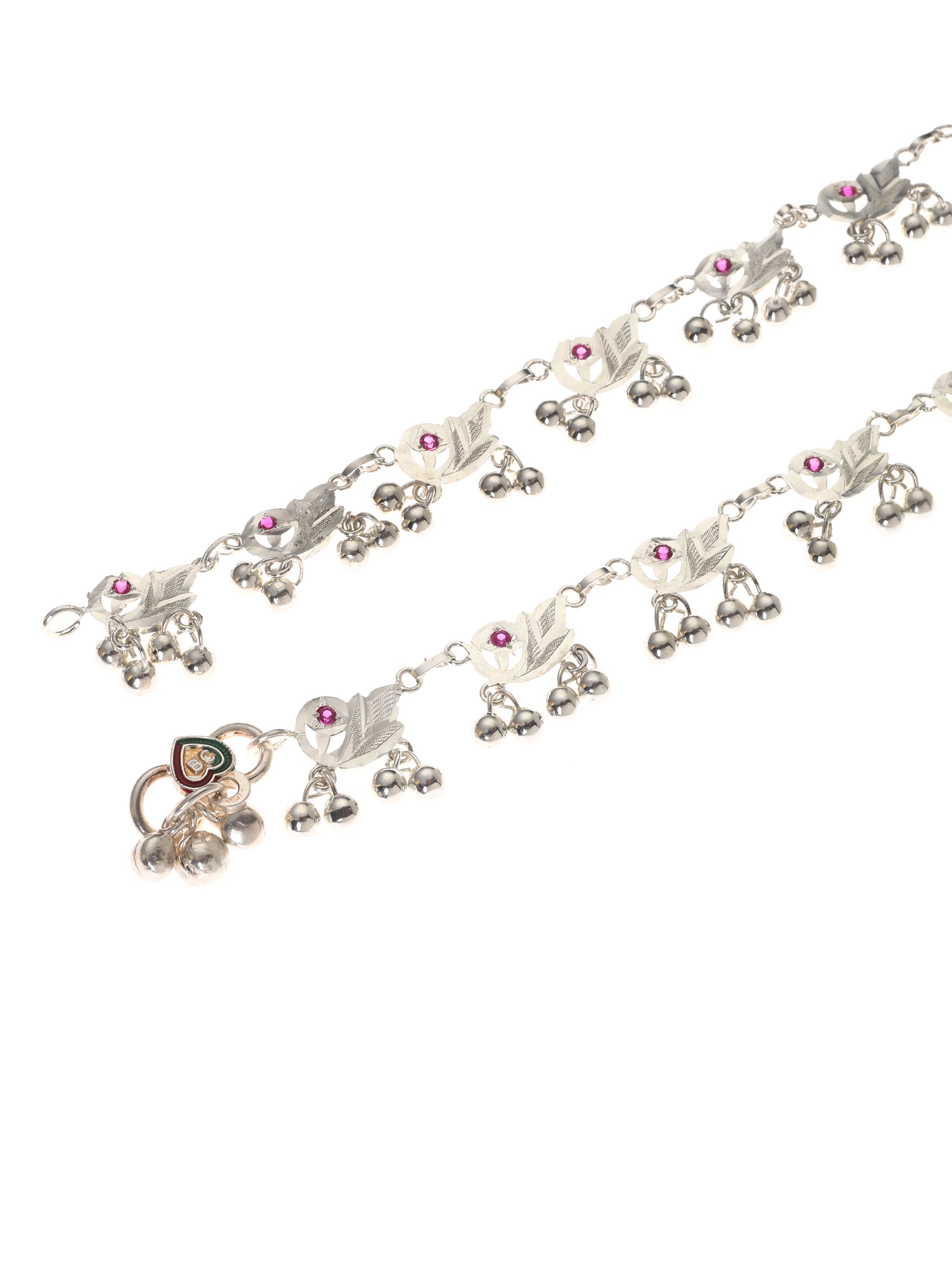 Samira Handmade Silver Anklets