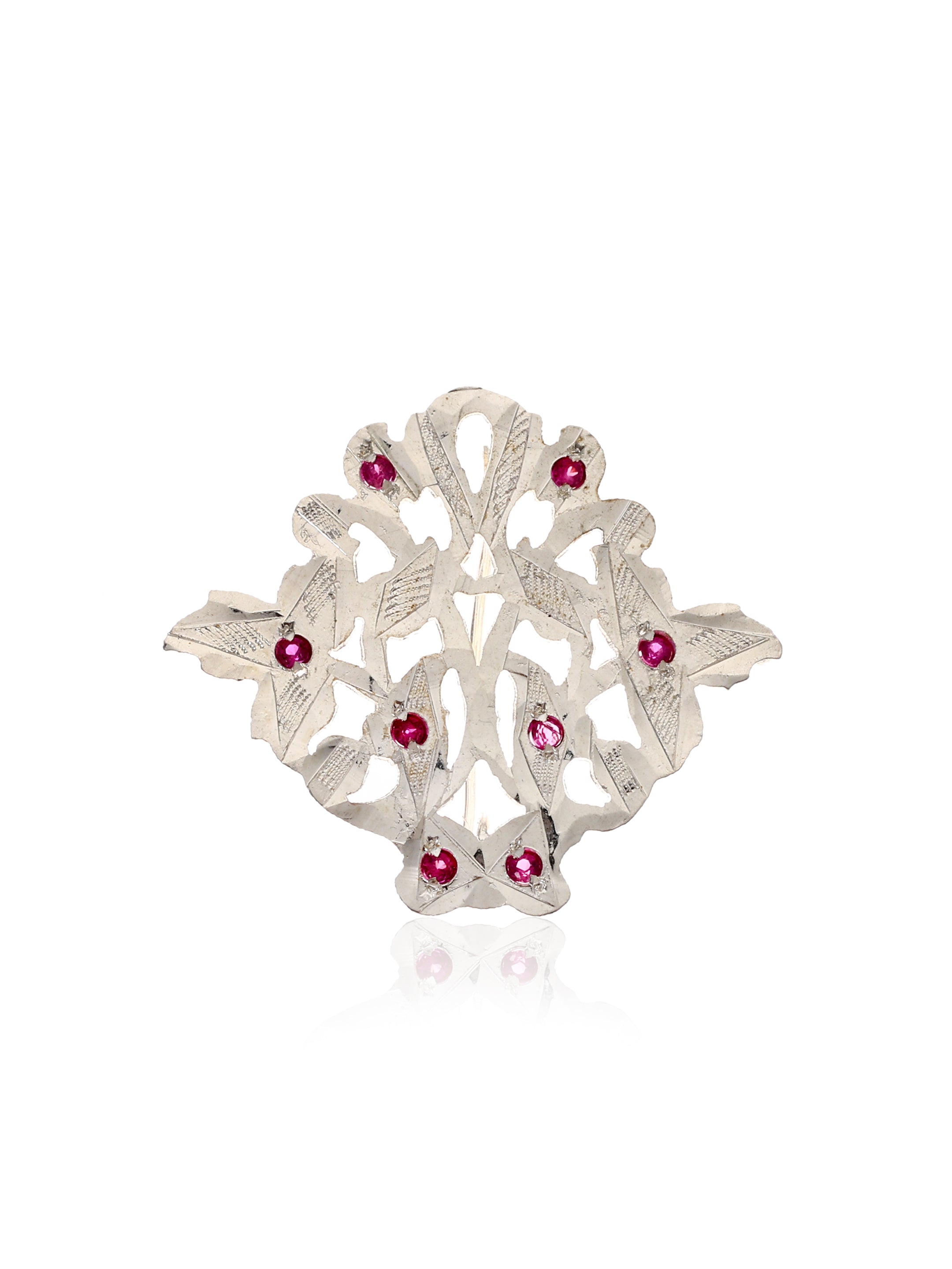 Amina Handmade Silver Brooch