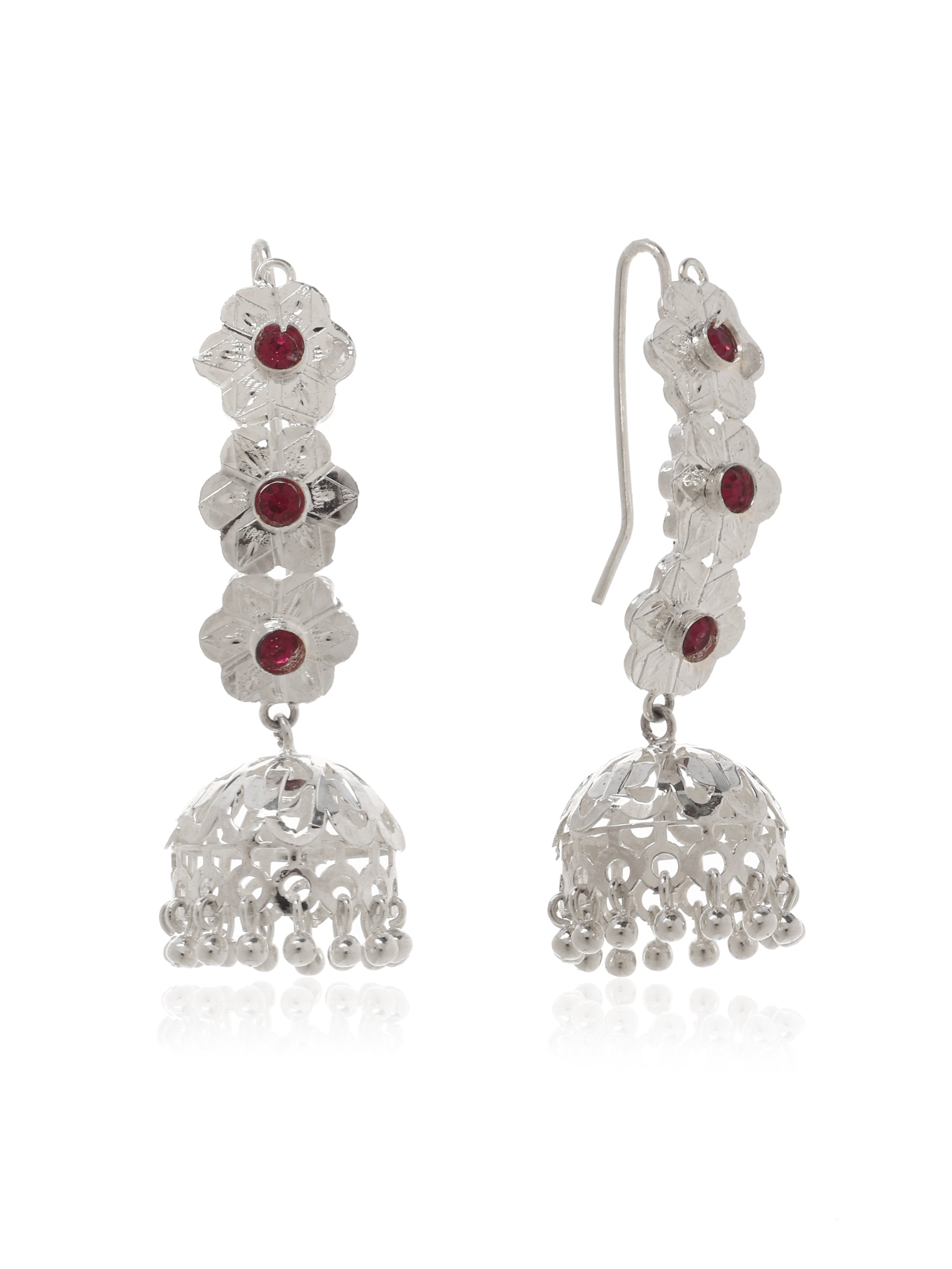 Ruhi Handmade Silver Earrings