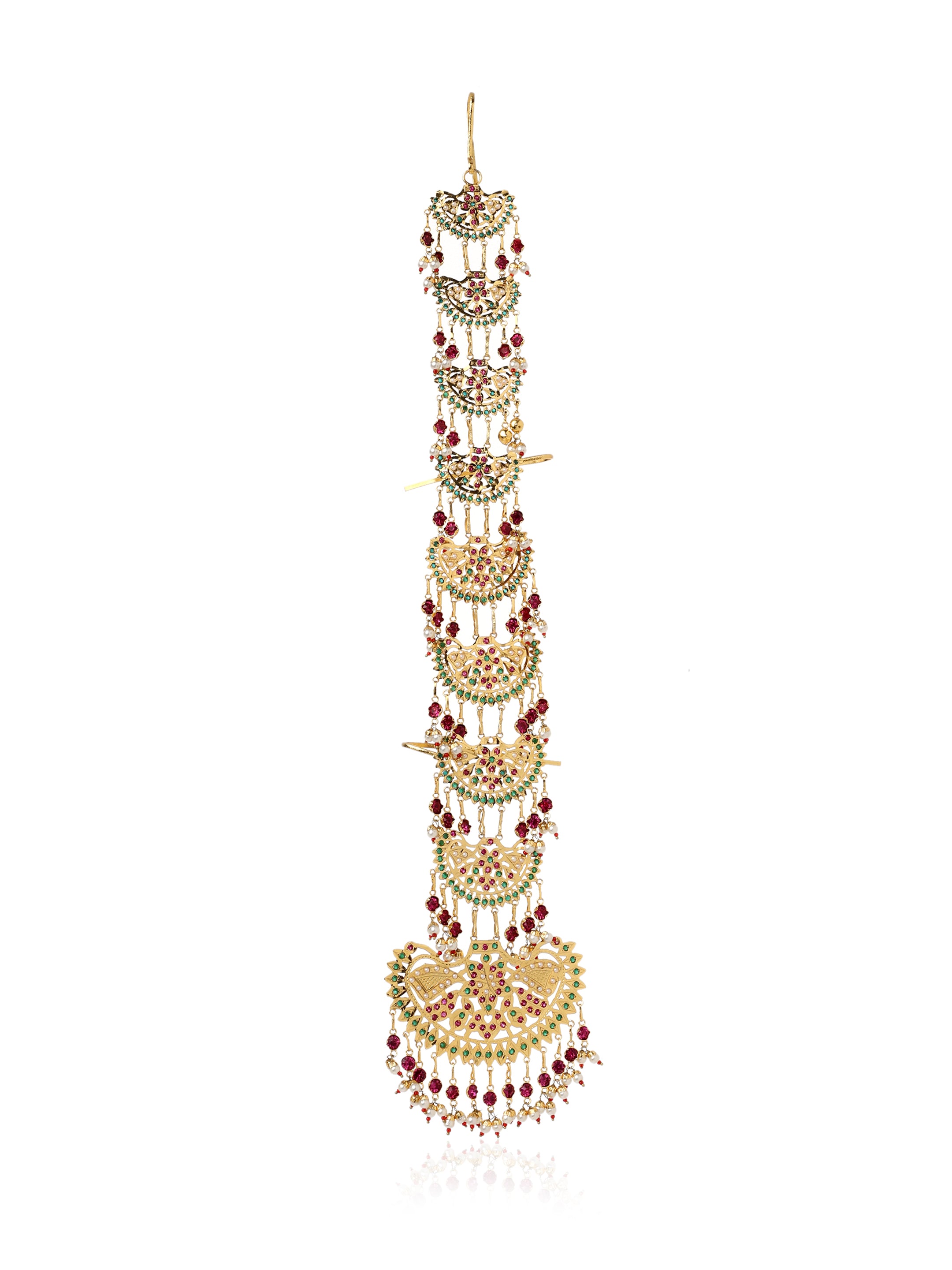 Umika Gold Tone Silver Choti