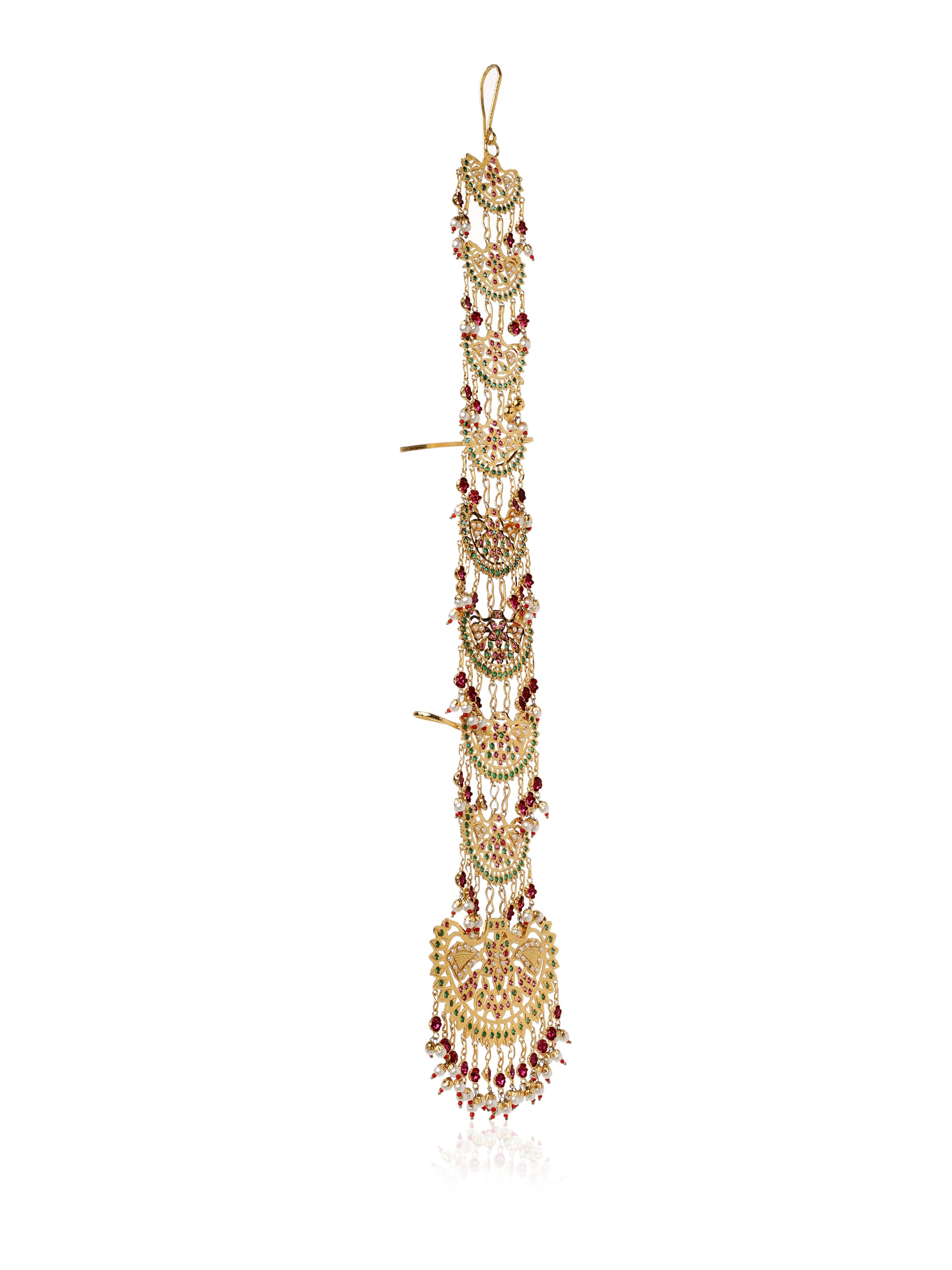 Umika Gold Tone Silver Choti