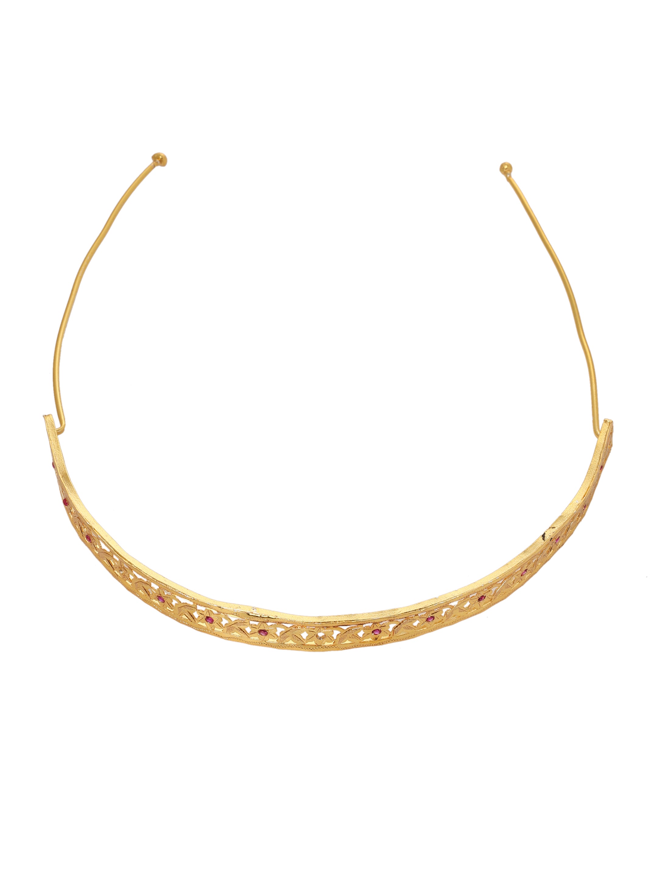 Chetna Gold Tone Silver Hairband