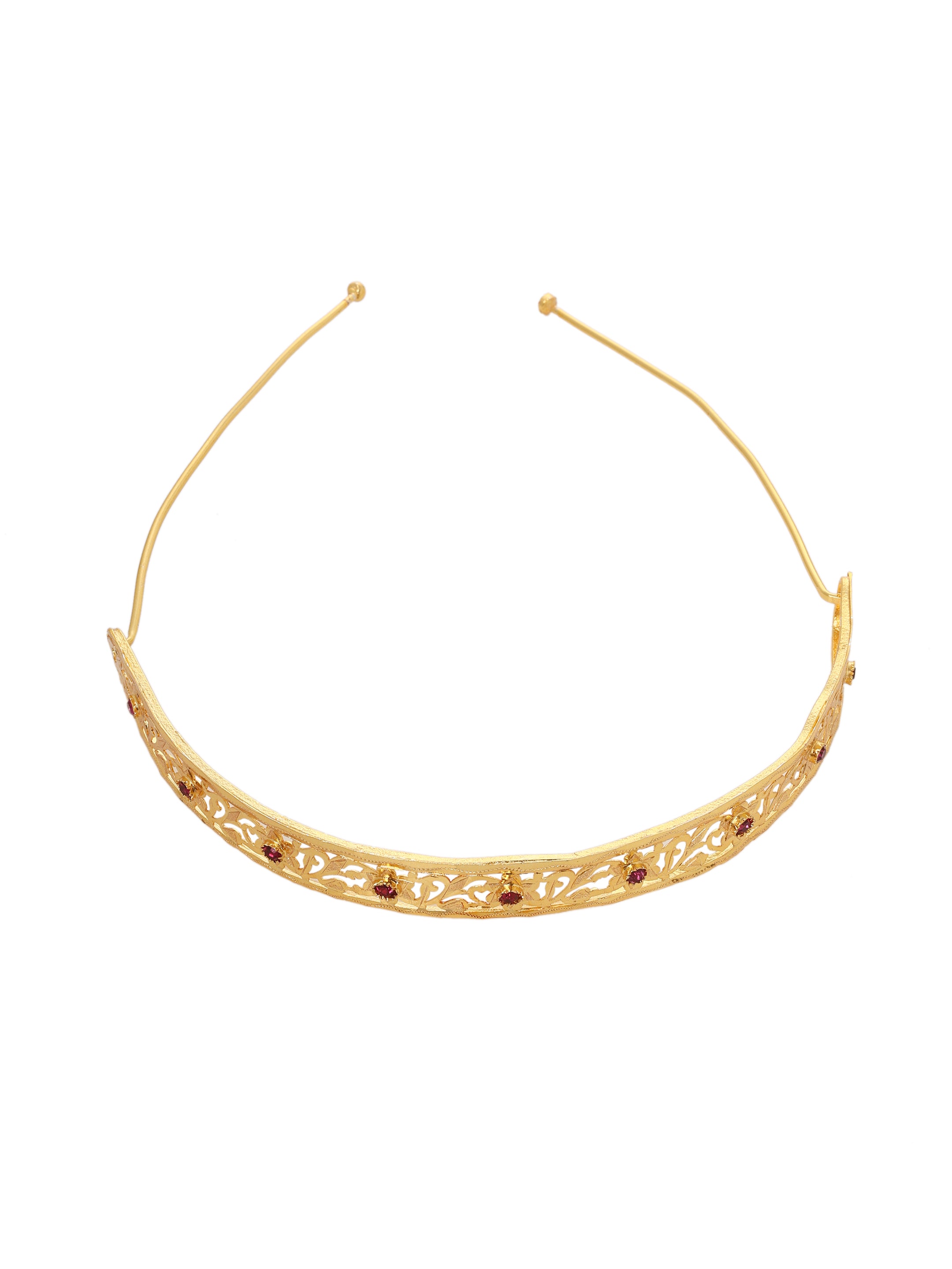 Chetna Gold Tone Silver Hairband