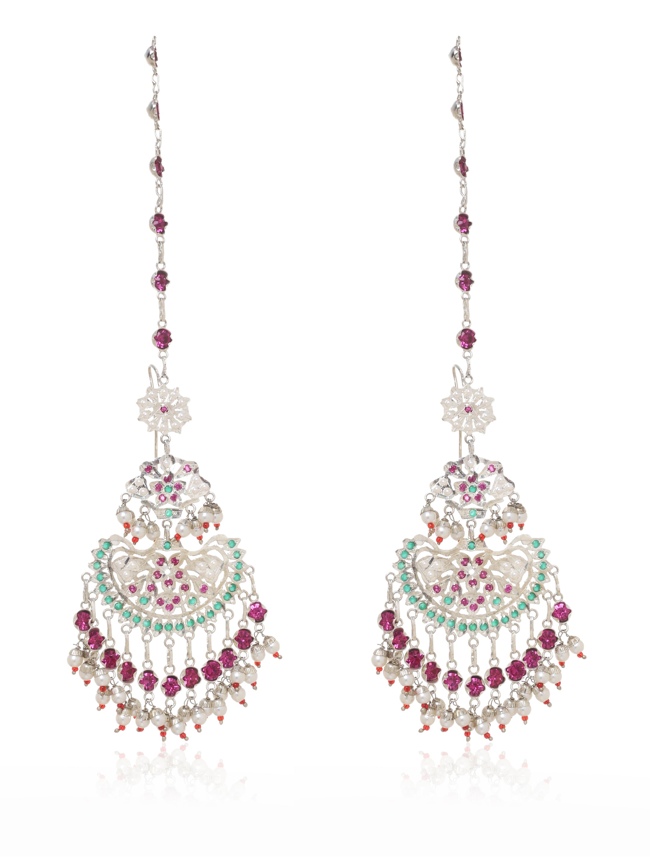 Sabira Handmade   Silver Necklace & Earrings Set