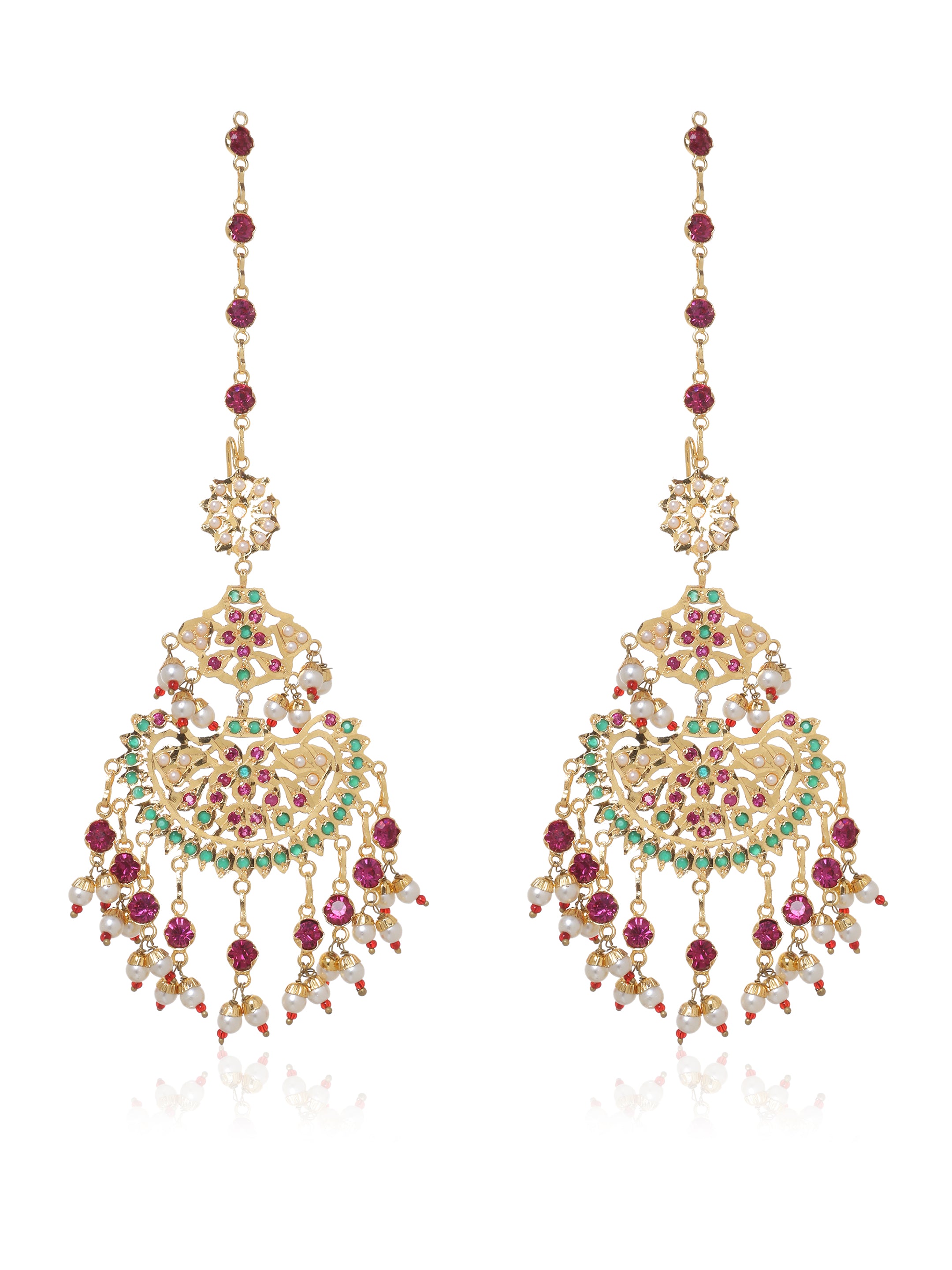Sabira Gold Tone Silver Earrings