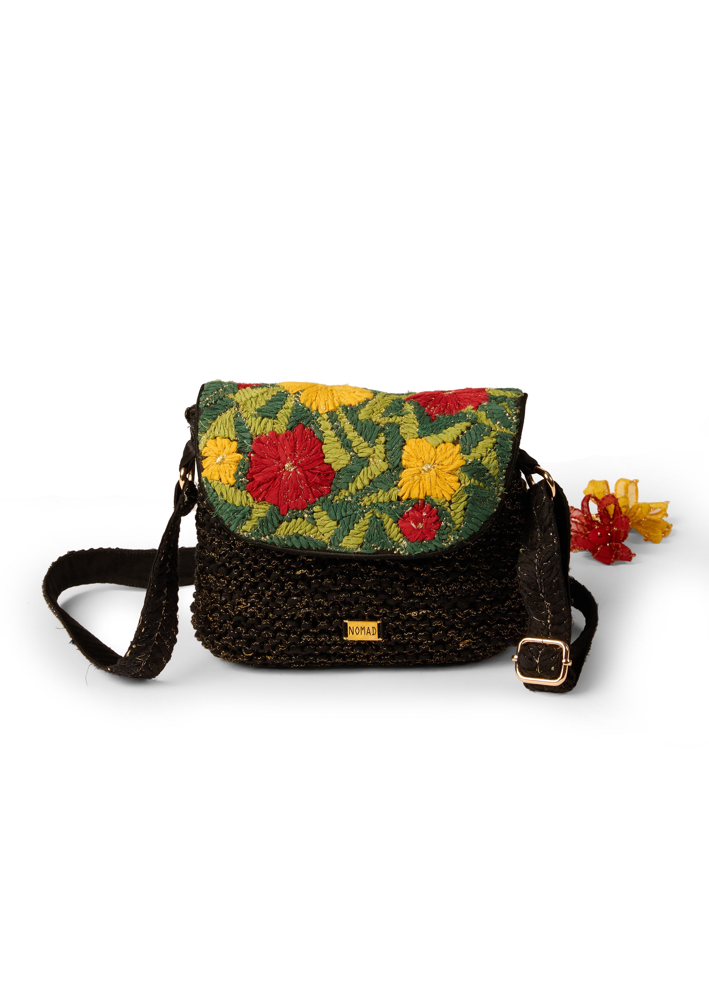Moonlit Knit Sling Bag