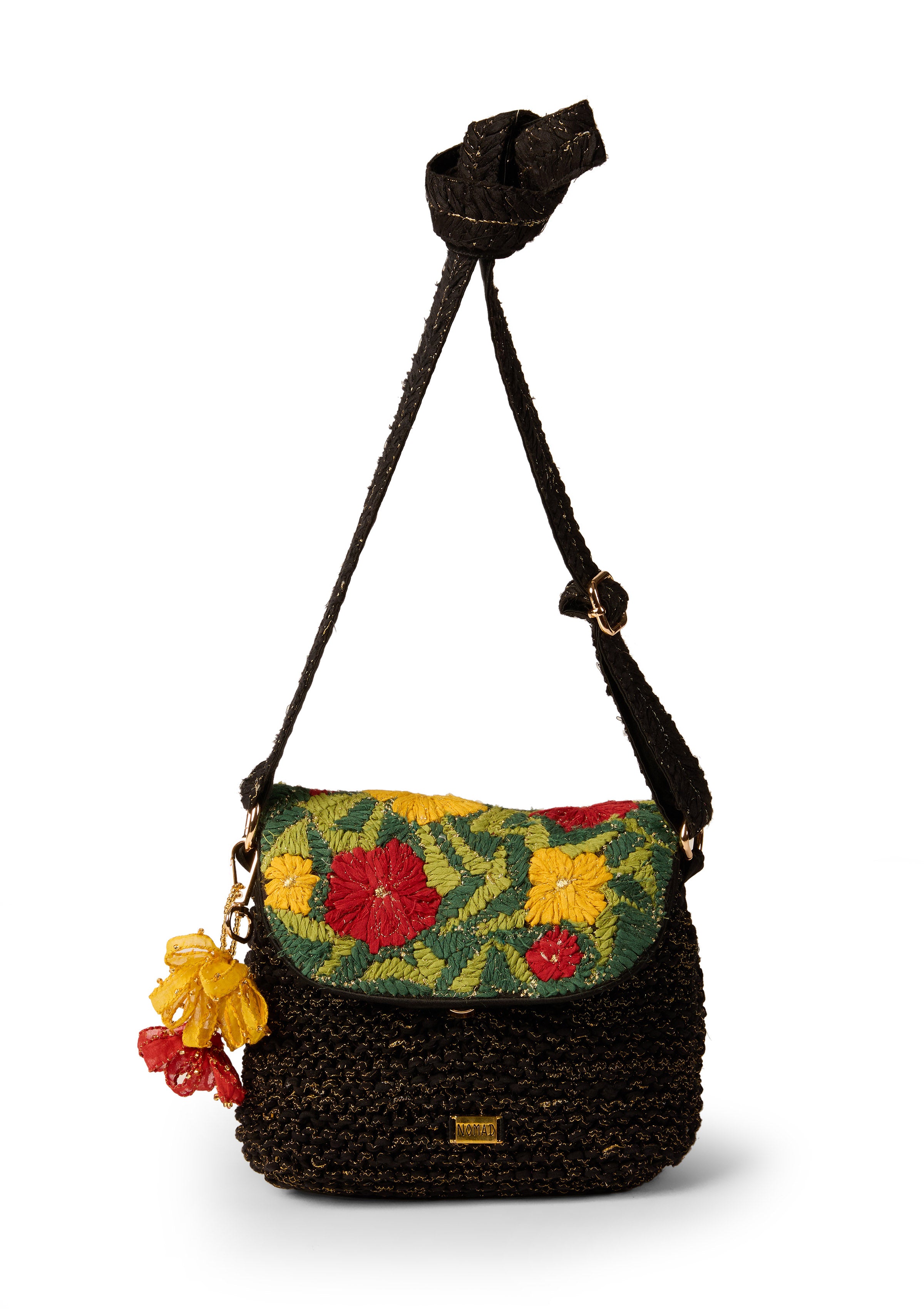 Moonlit Knit Sling Bag