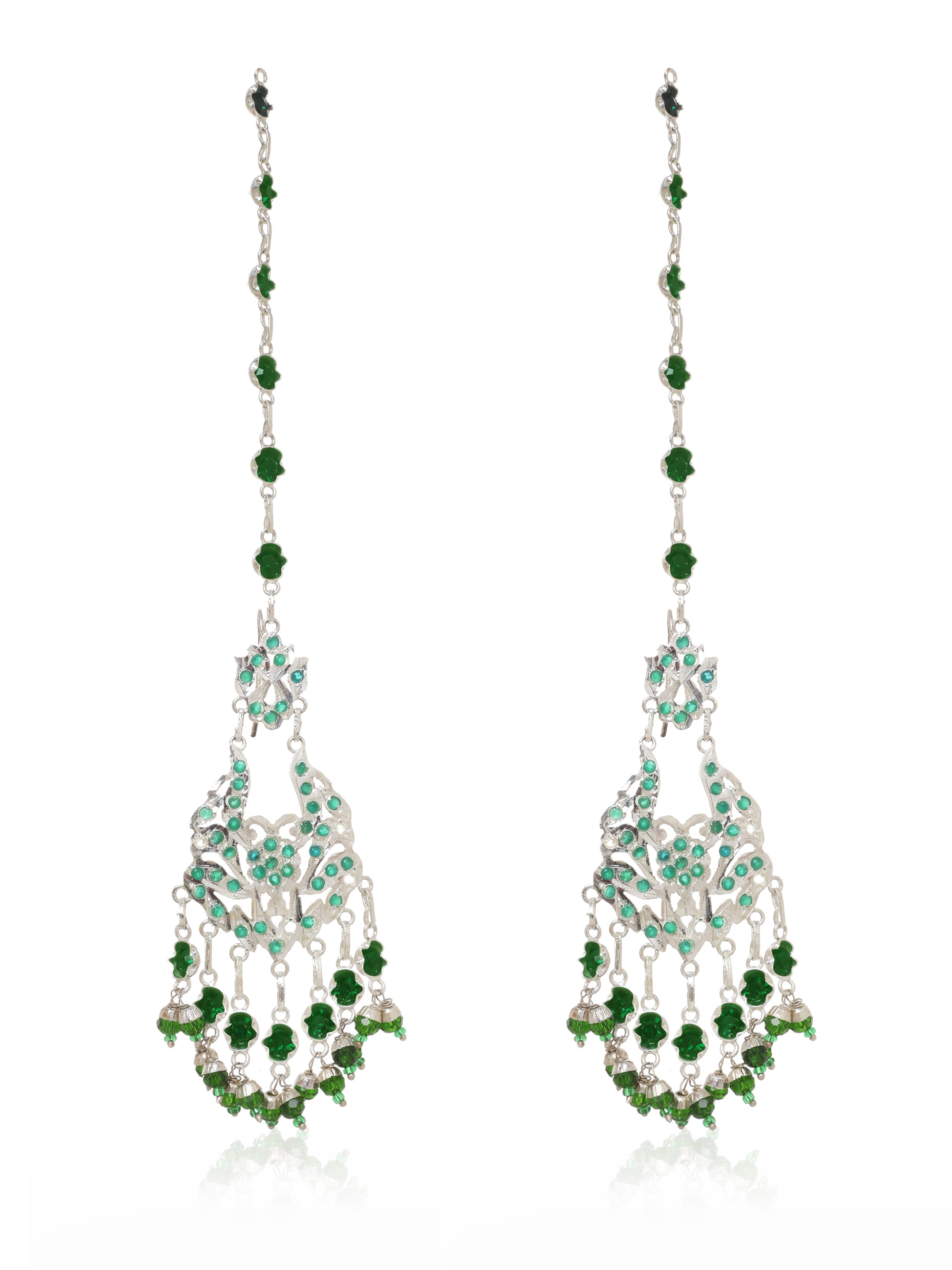 Yashomati Handmade Silver Earrings