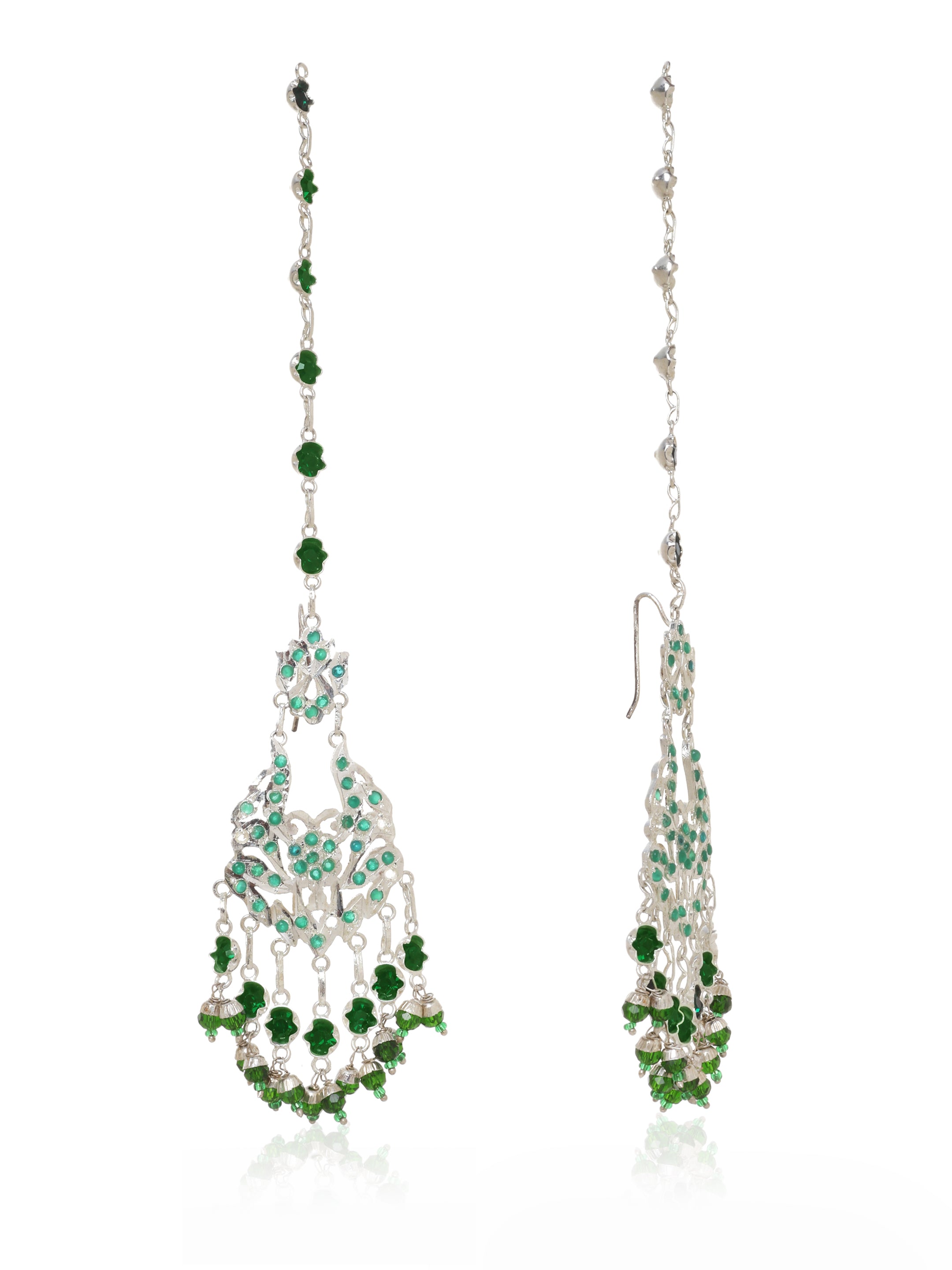 Yashomati Handmade Silver Earrings