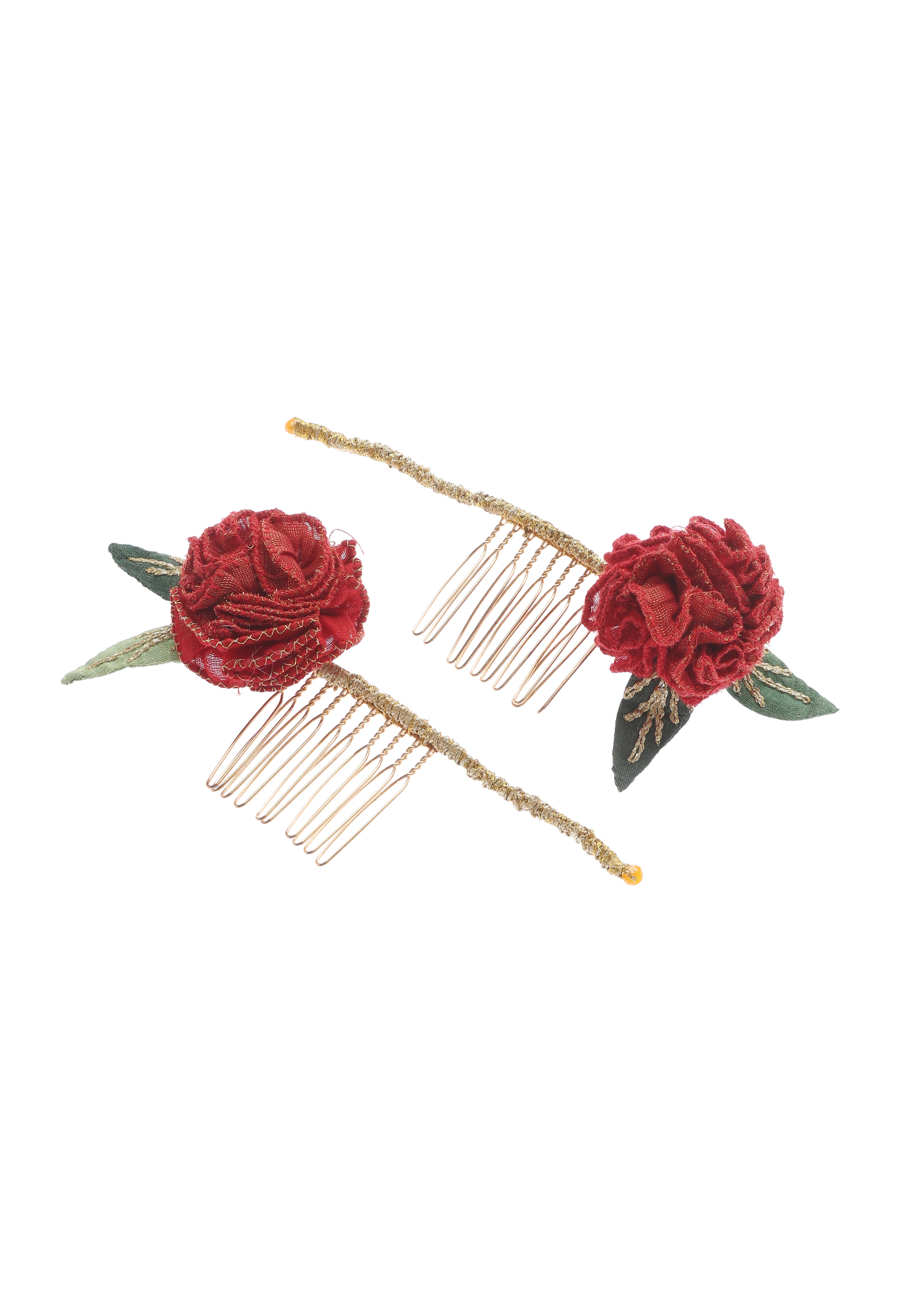 Hibiscus Floral Comb Clip- Set of 2