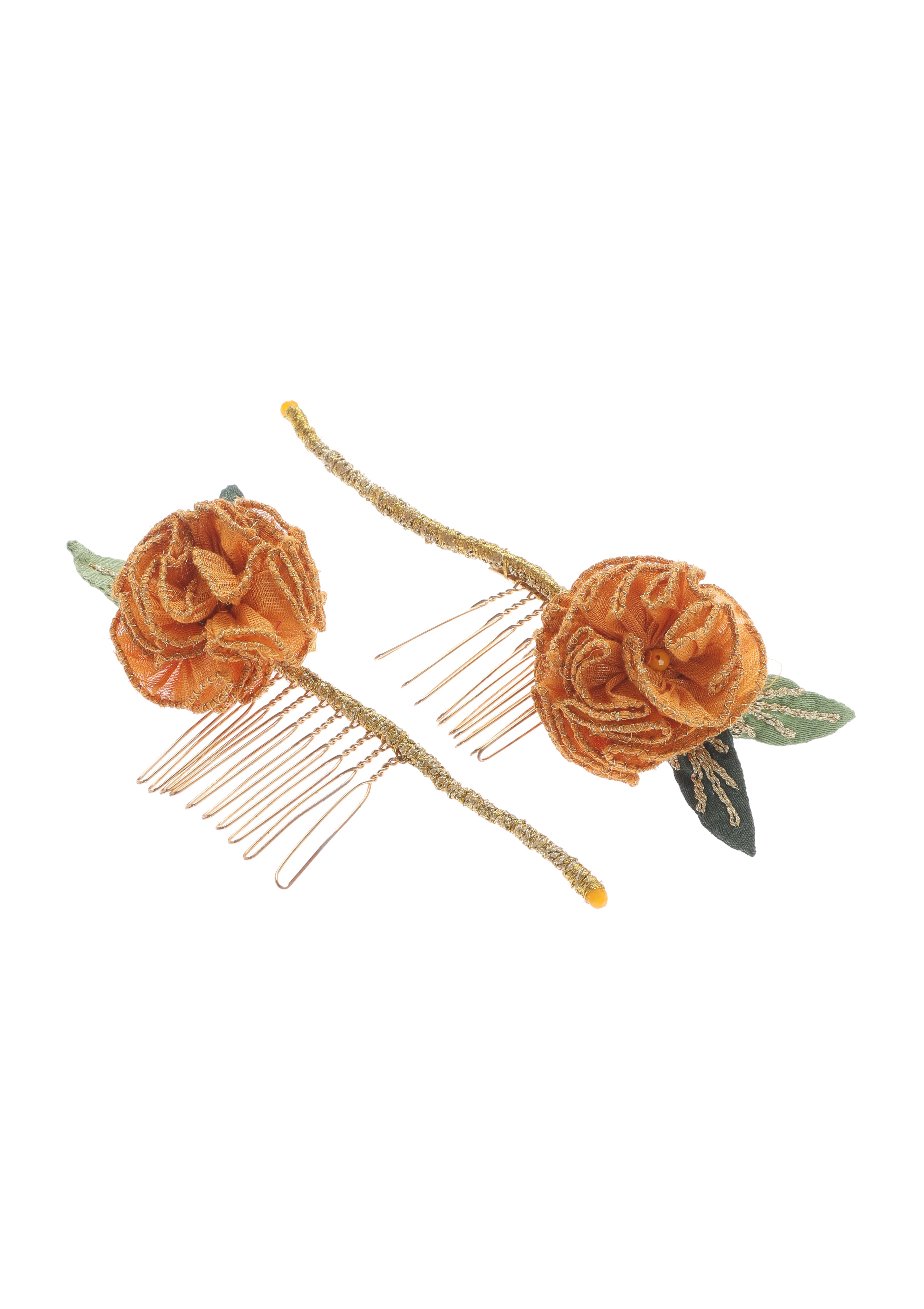 Genda Floral Comb Clip- Set of 2