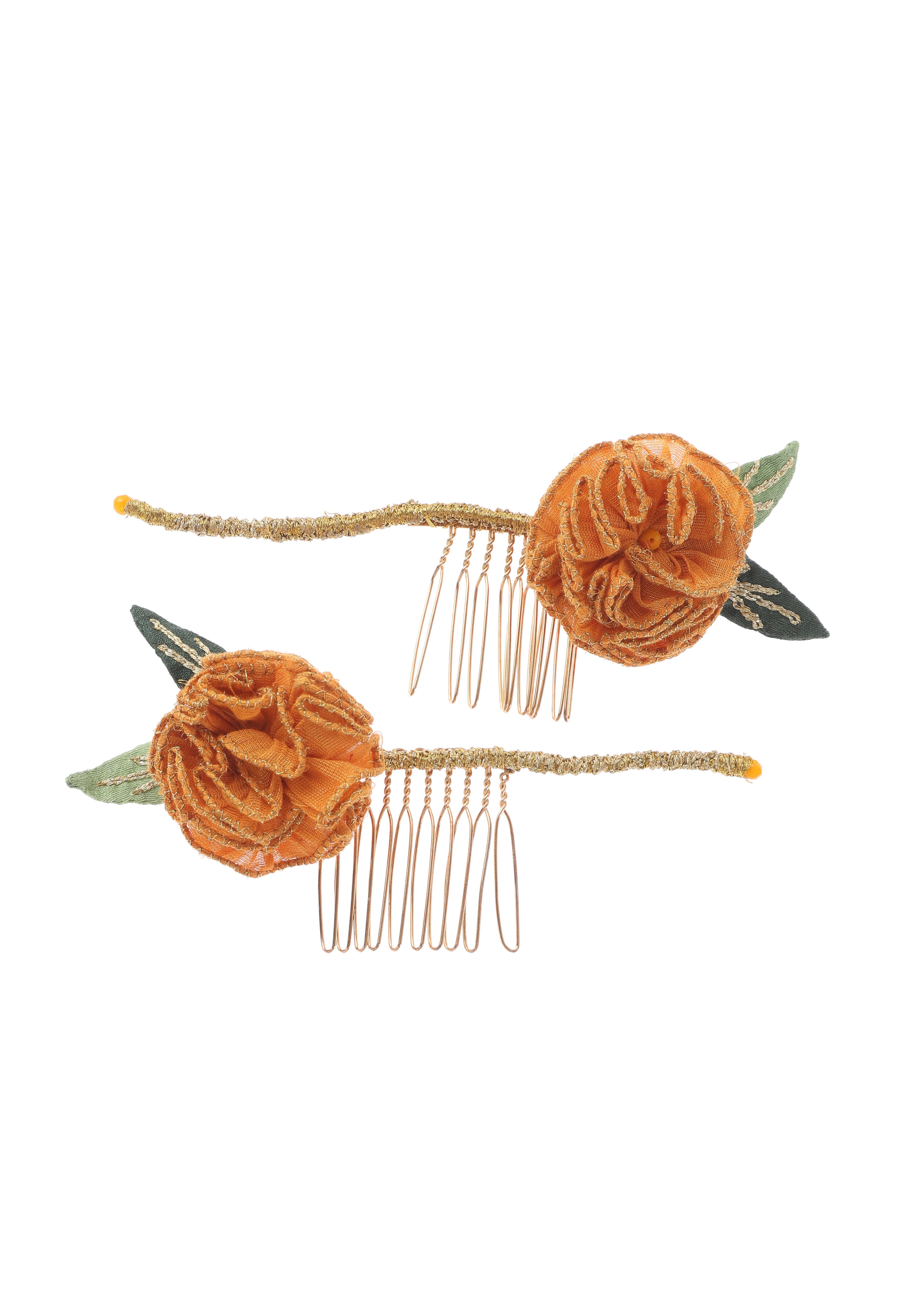 Genda Floral Comb Clip- Set of 2