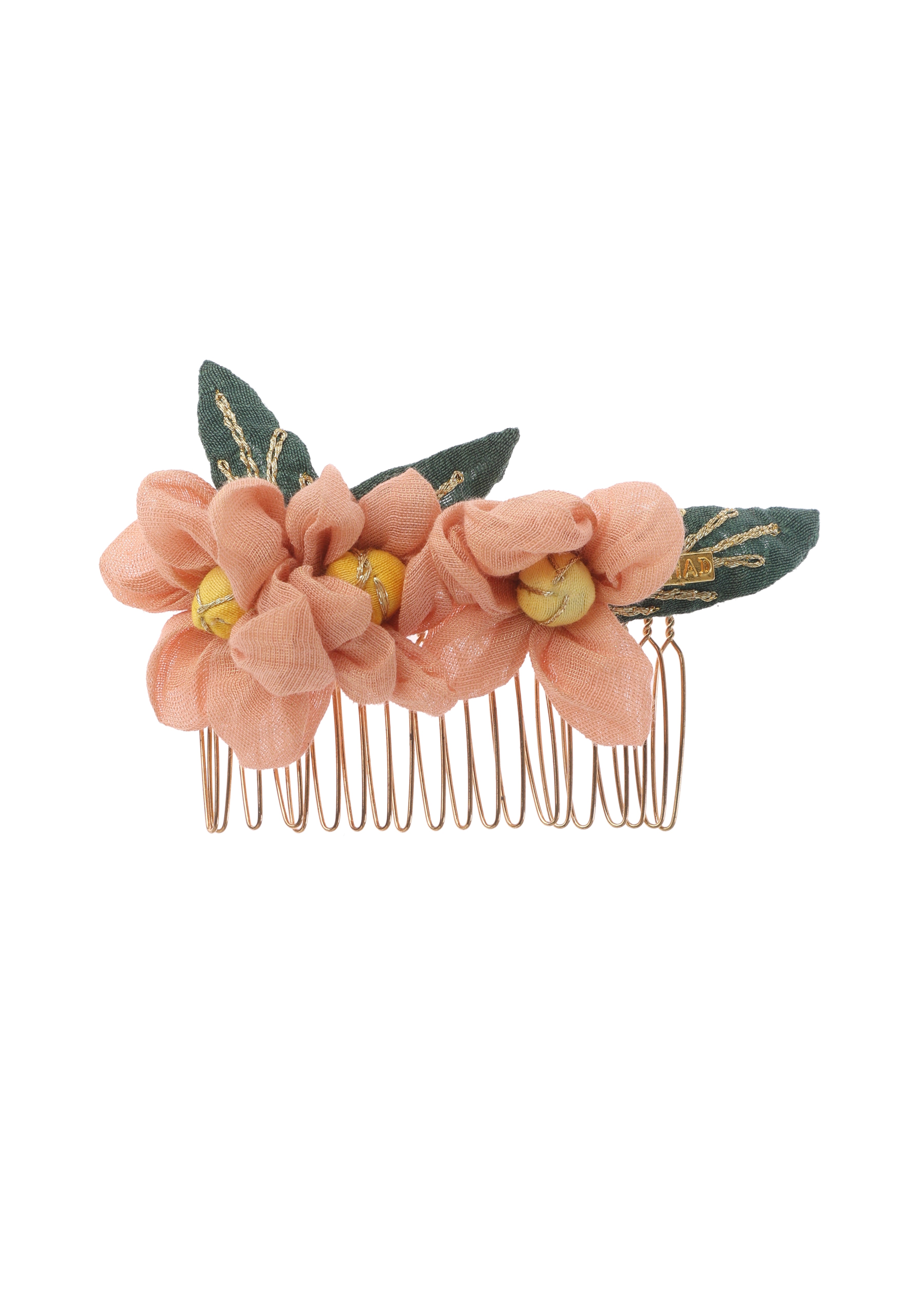 Prunus Blossom Floral Comb Clip