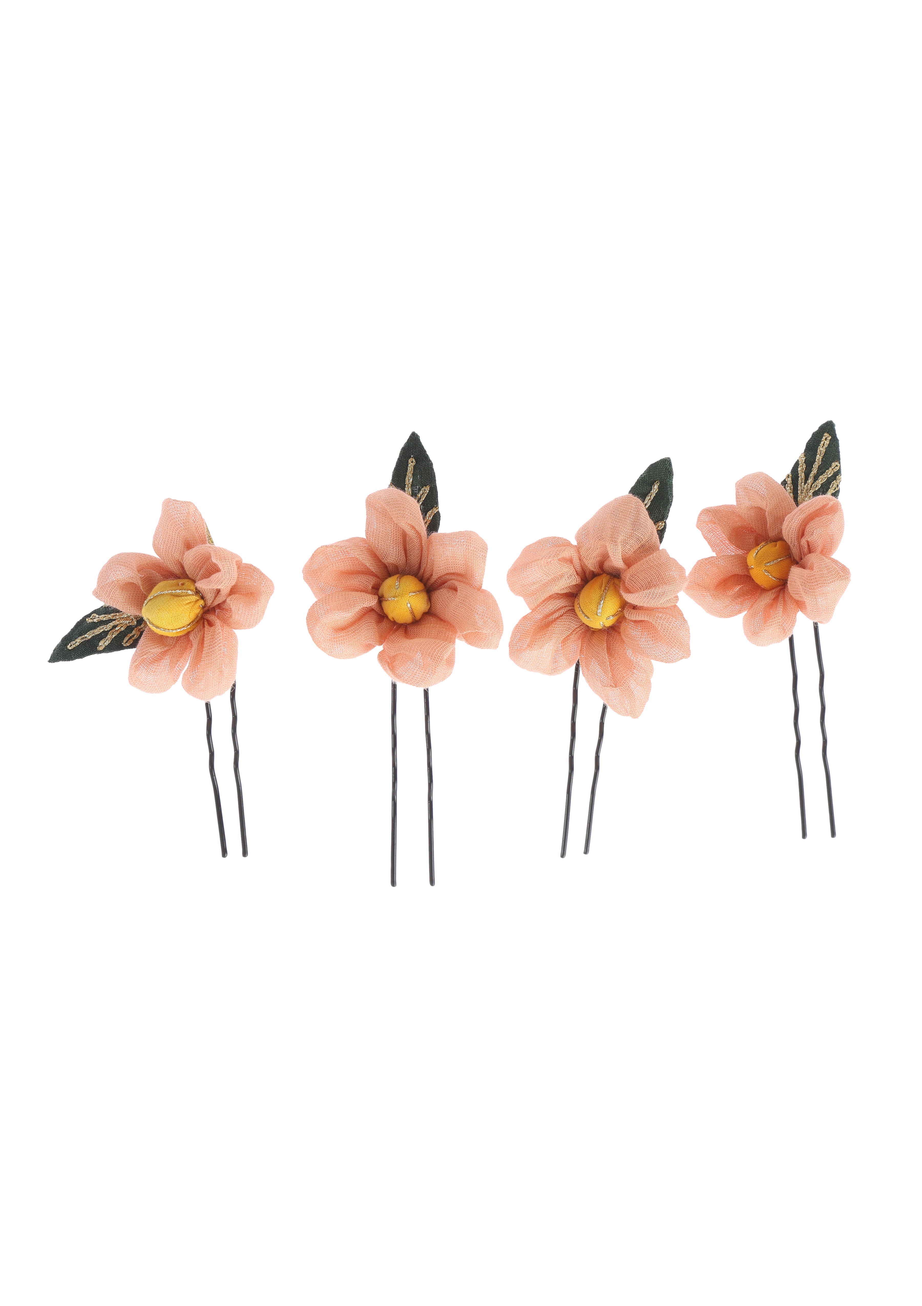 Prunus Floral Juda Pins- Set of 4