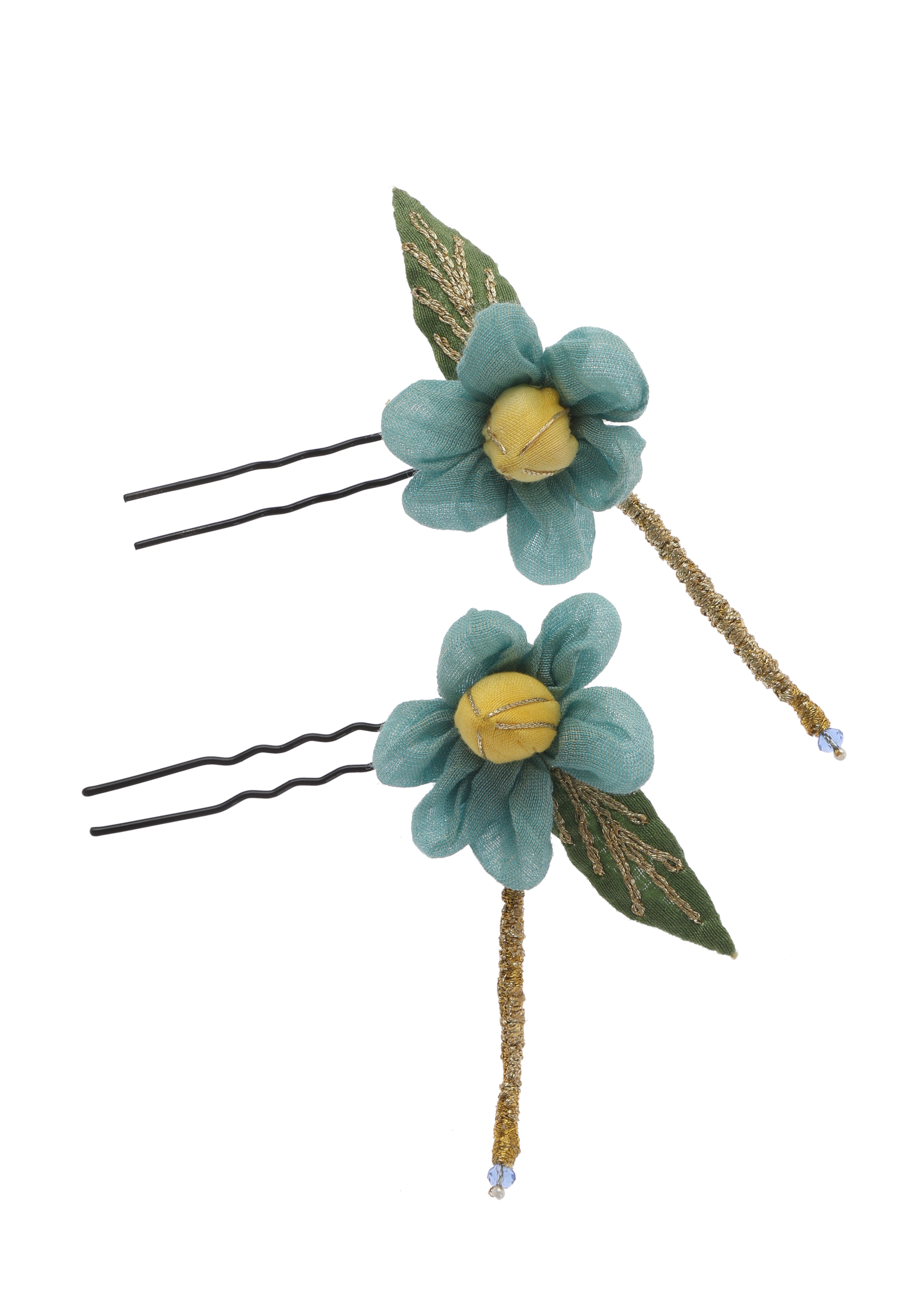 Aster Floral Juda Pins- Set of 2