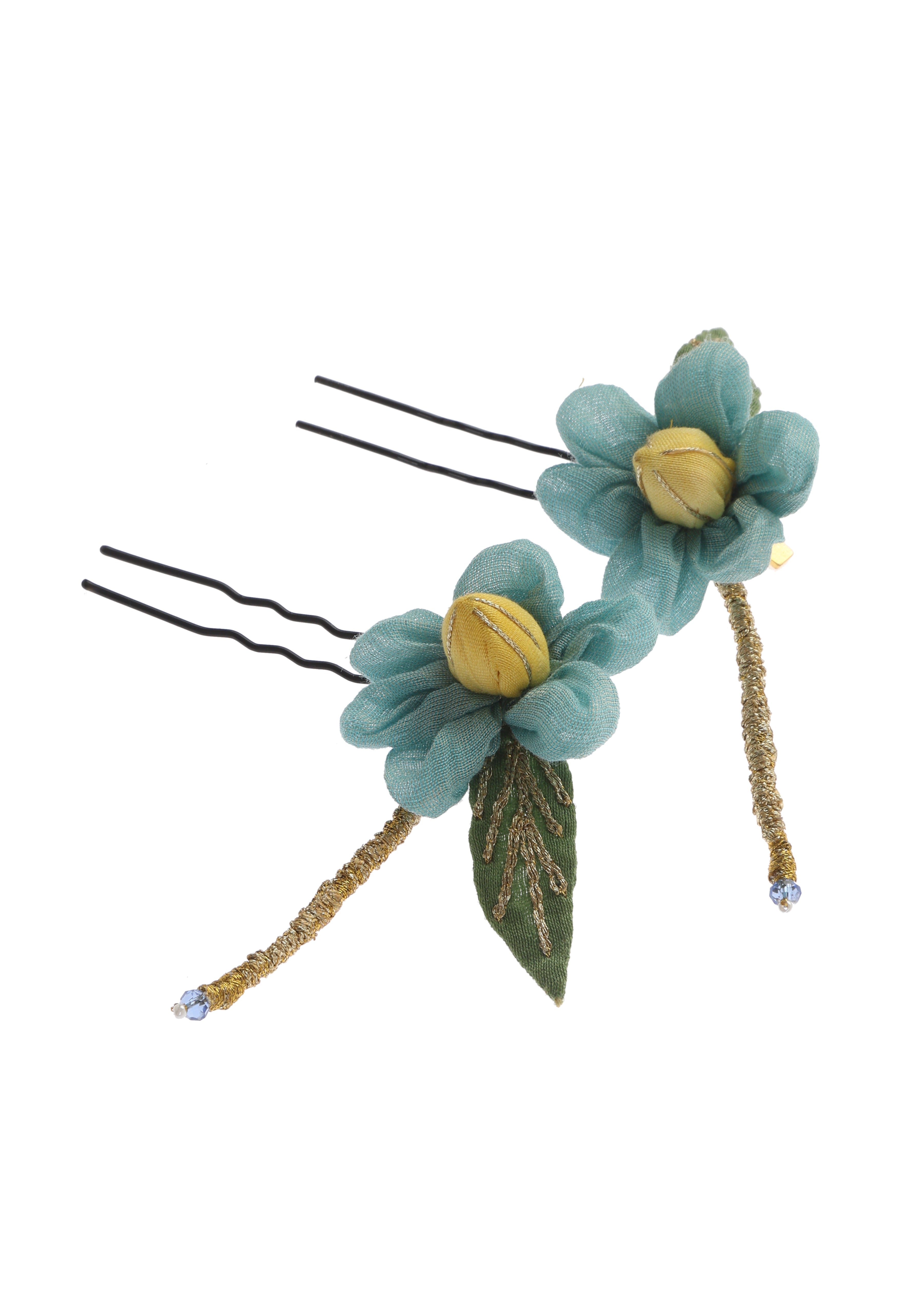 Aster Floral Juda Pins- Set of 2