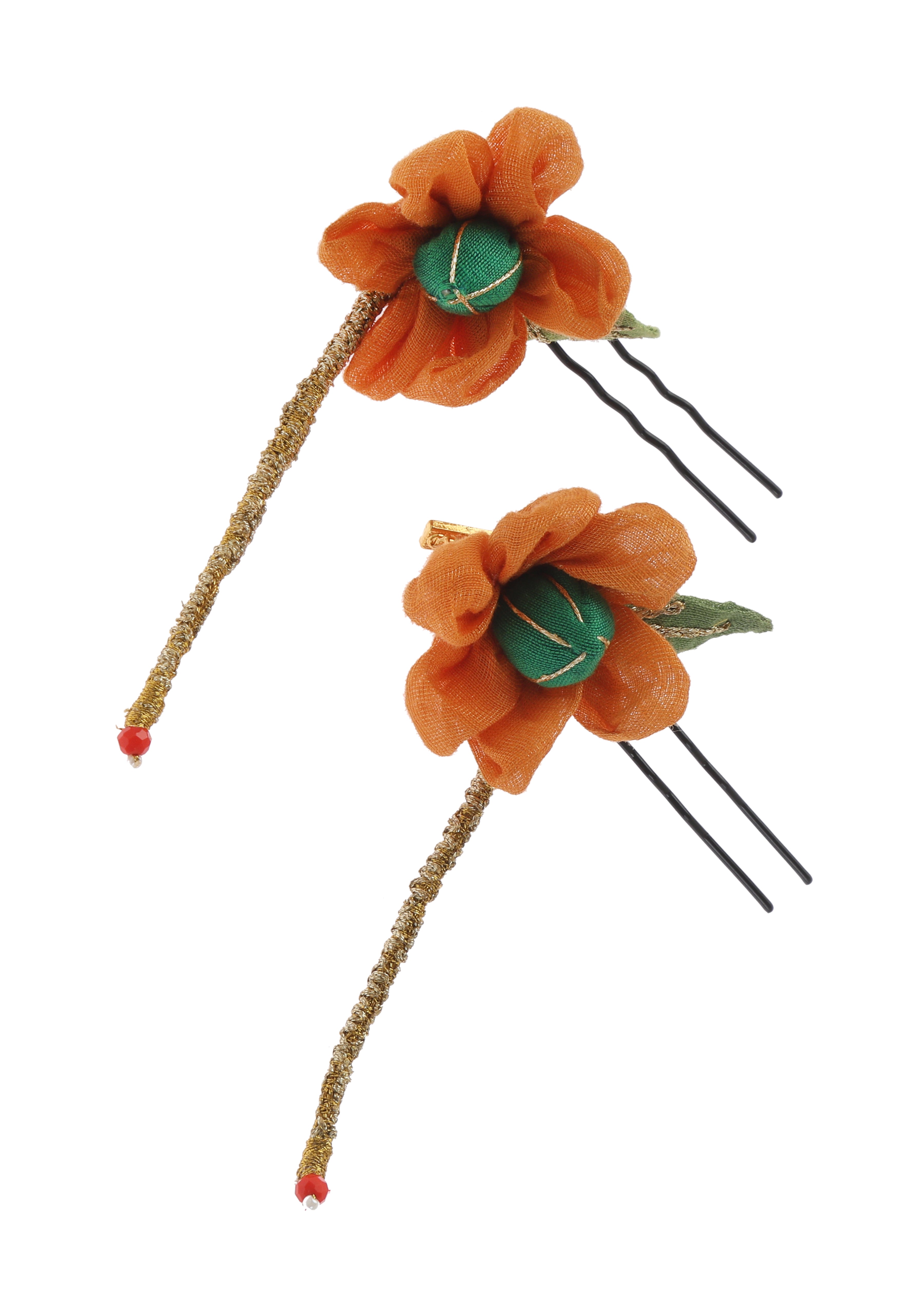 Caltha Floral Juda Pins- Set of 2