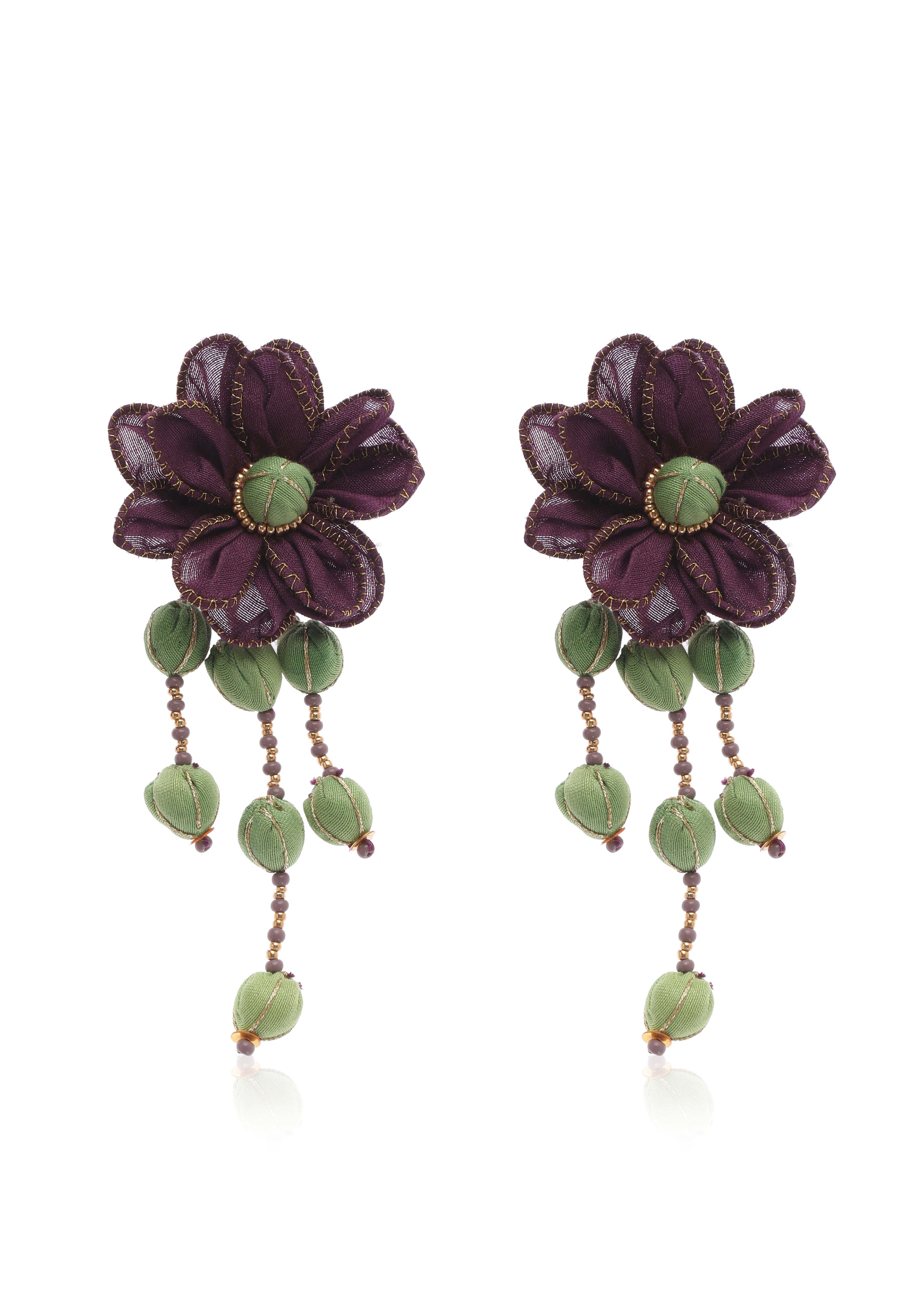 Gulbadan Floral Earrings