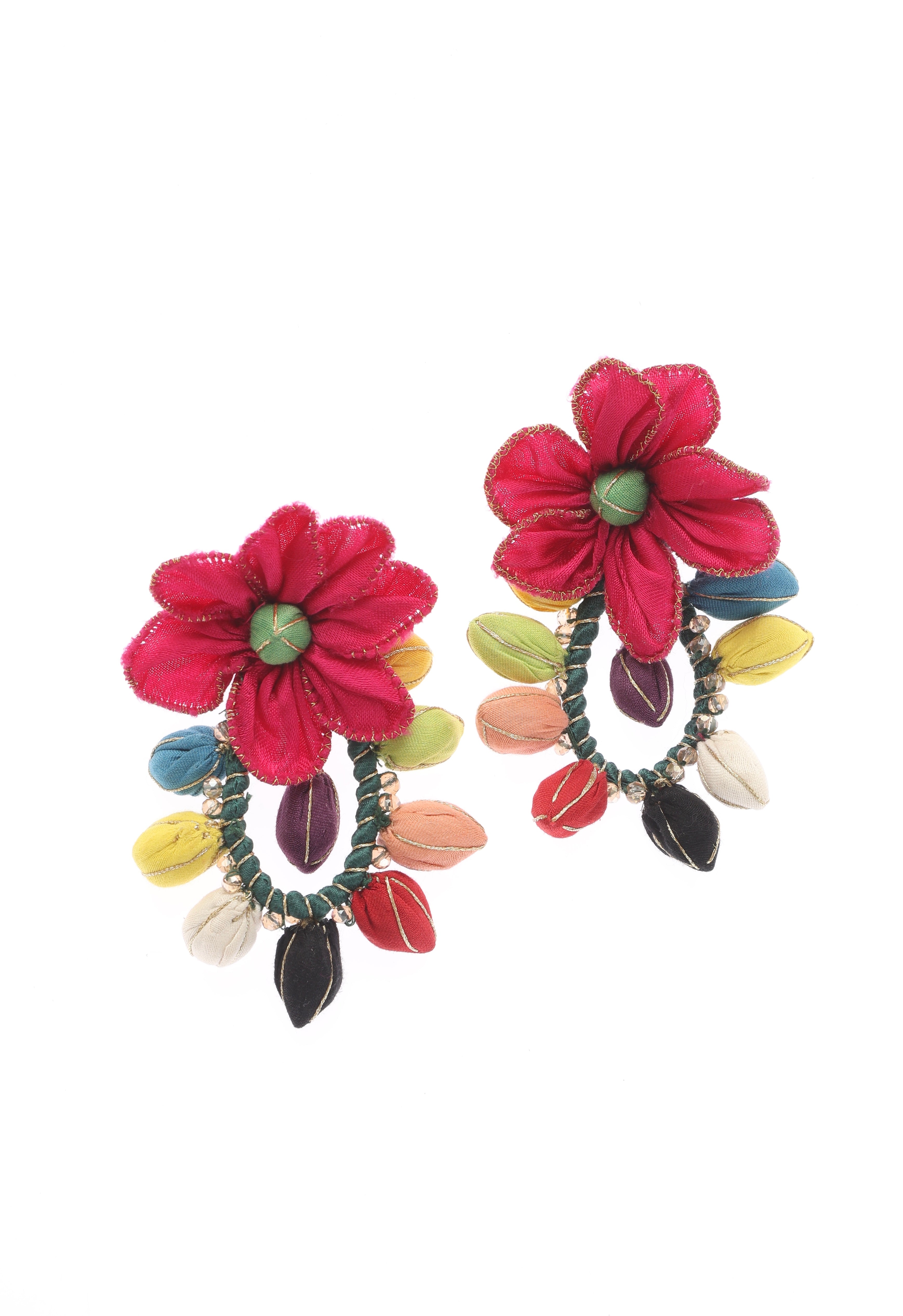 Satrangi Floral Earrings