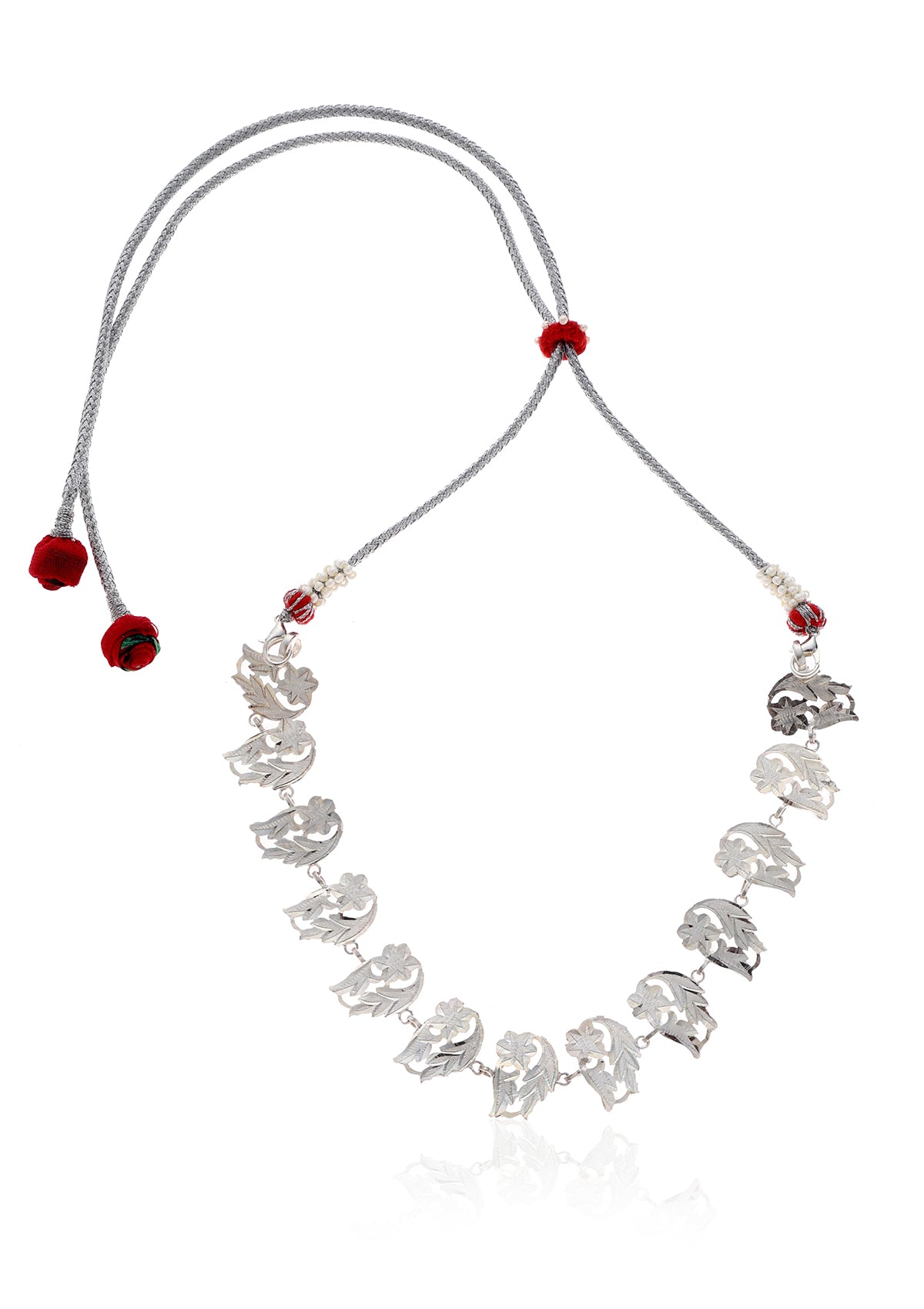 Ayantika Silver Necklace