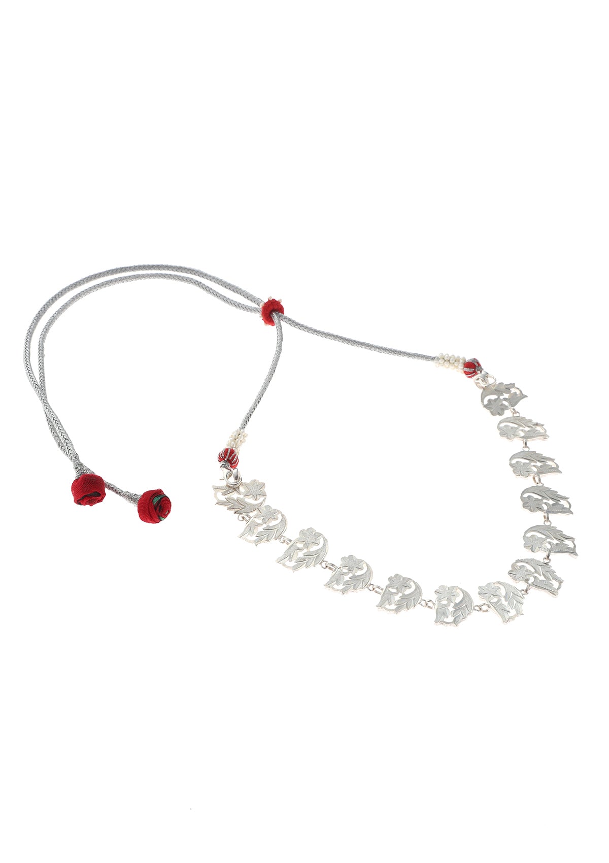 Ayantika Silver Necklace