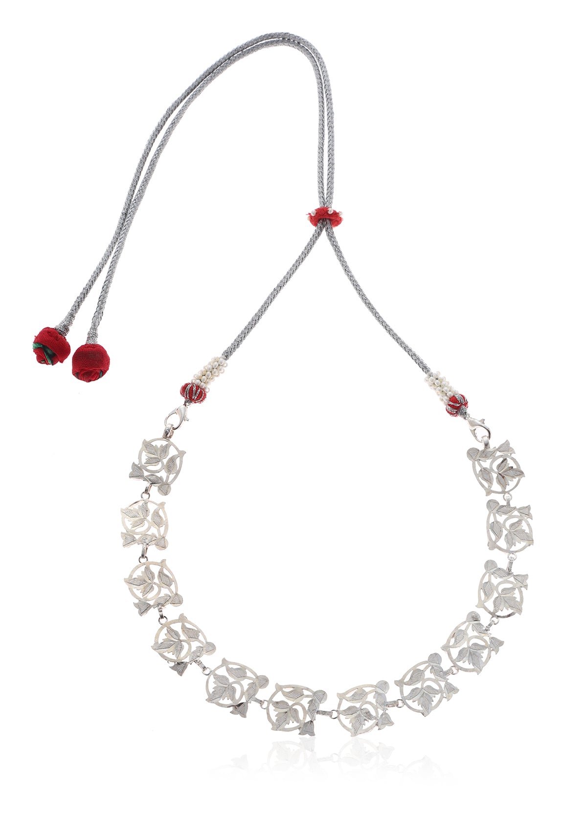 Nirvi Silver Necklace