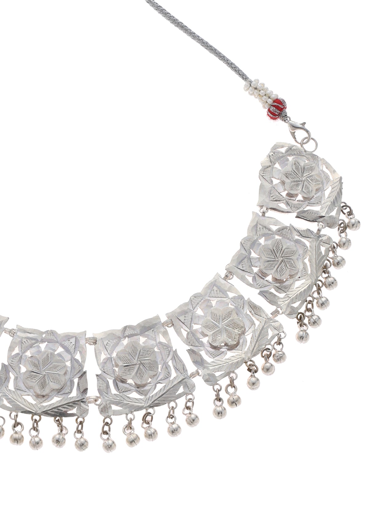 Kalpana Silver Necklace