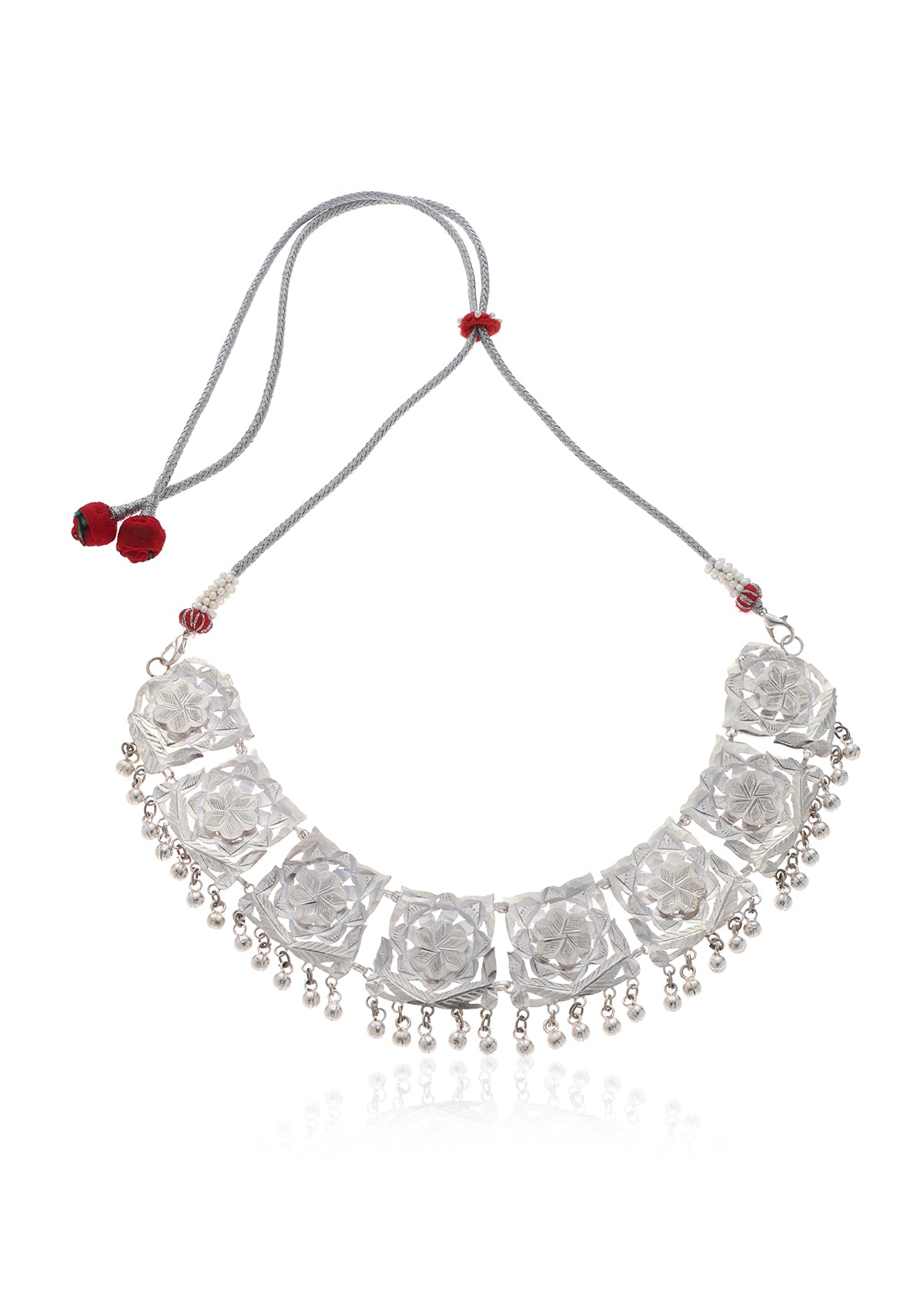 Kalpana Silver Necklace