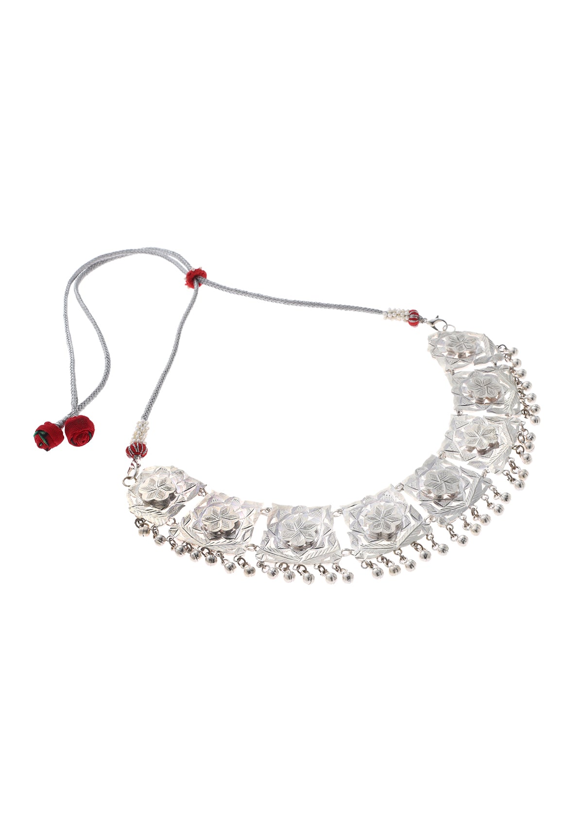 Kalpana Silver Necklace