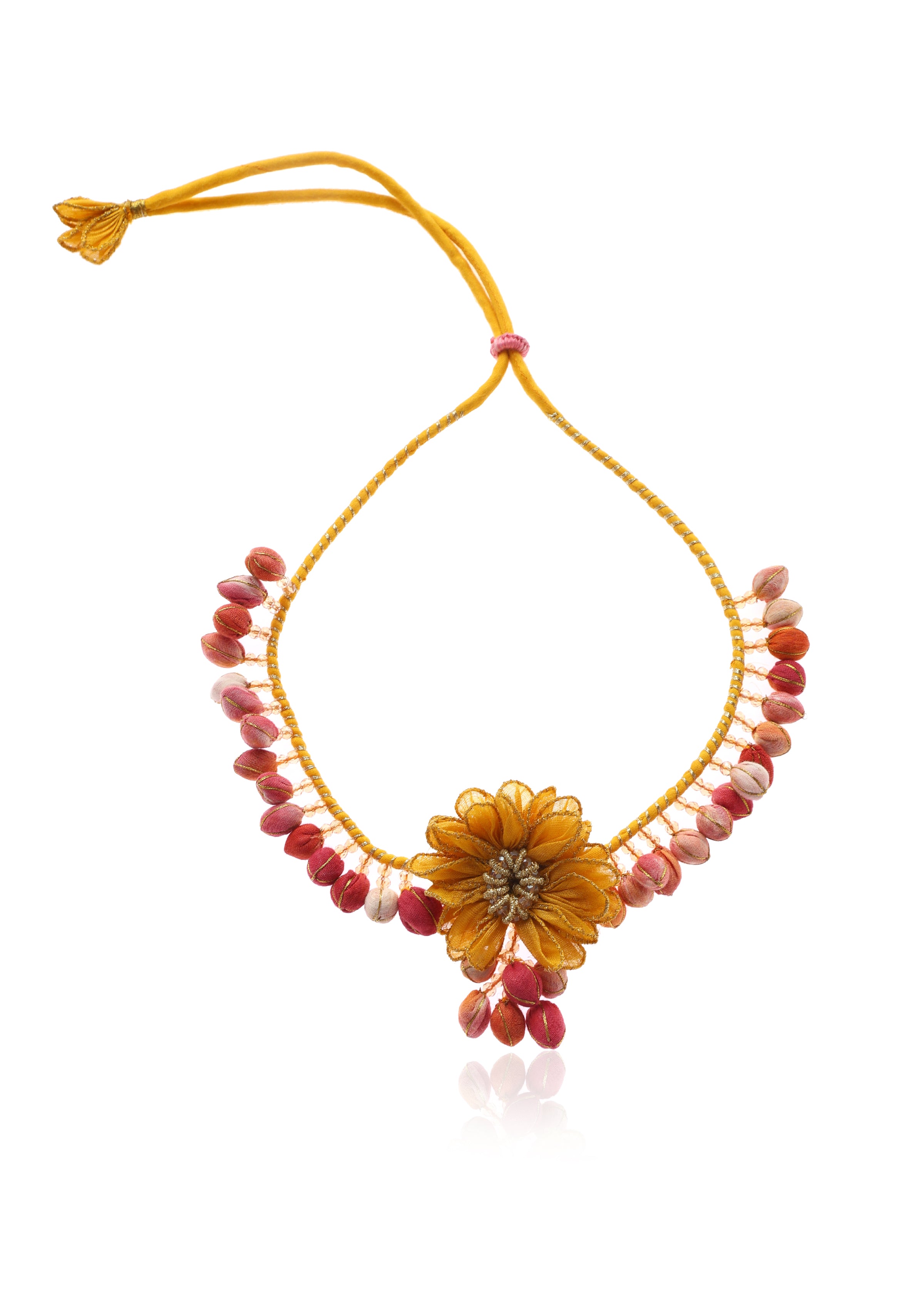 Amaltas Floral Necklace