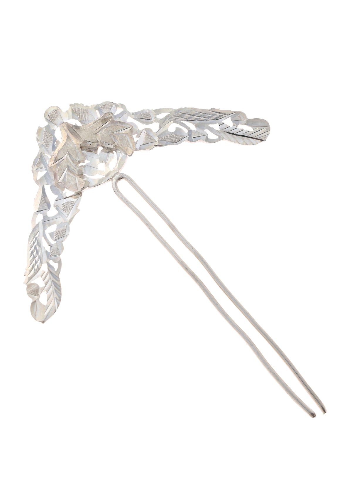 Sandhya Silver Hairpin